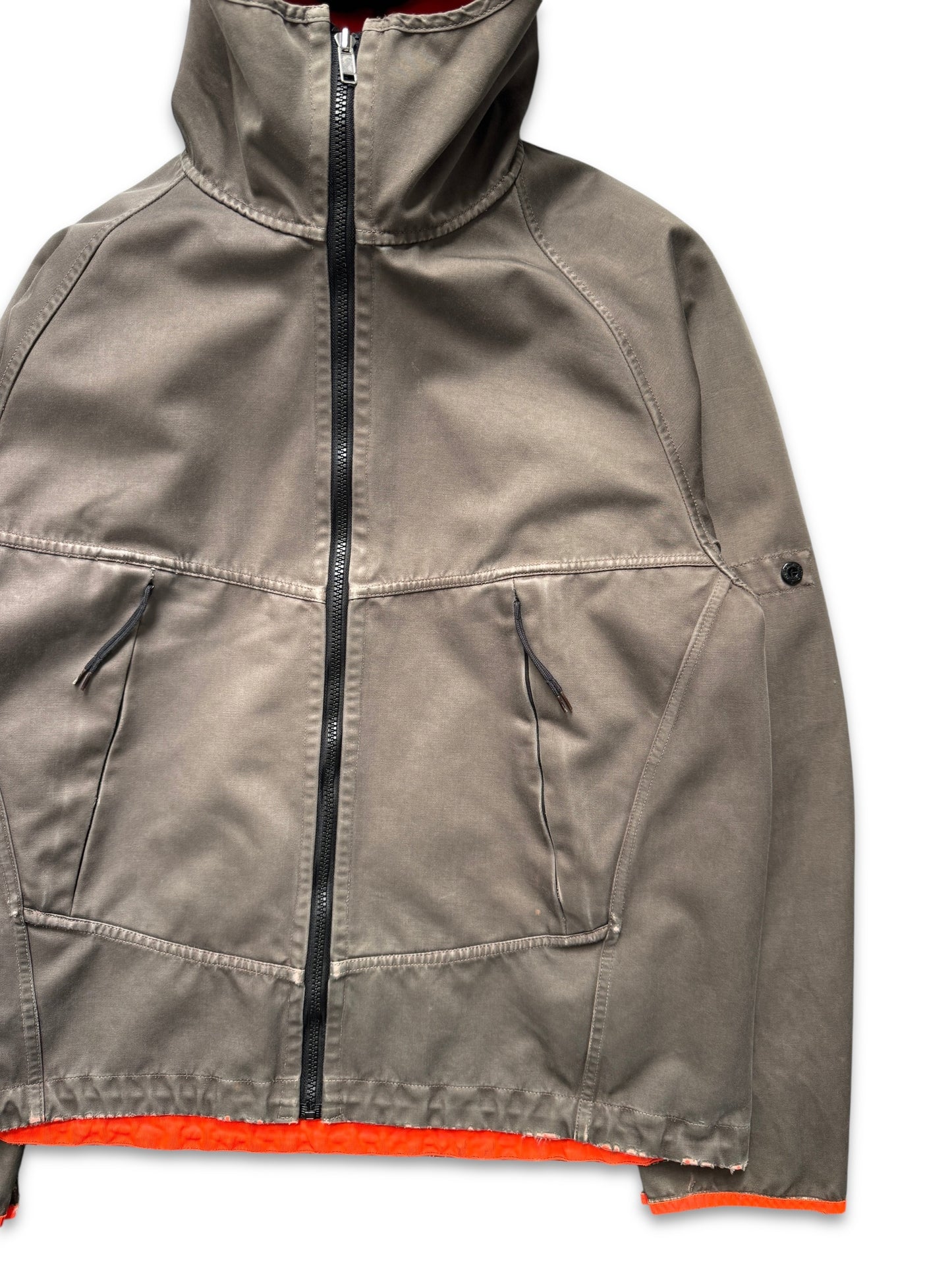 AW05' Stone Island Fluorescent Orange Reversible Jacket