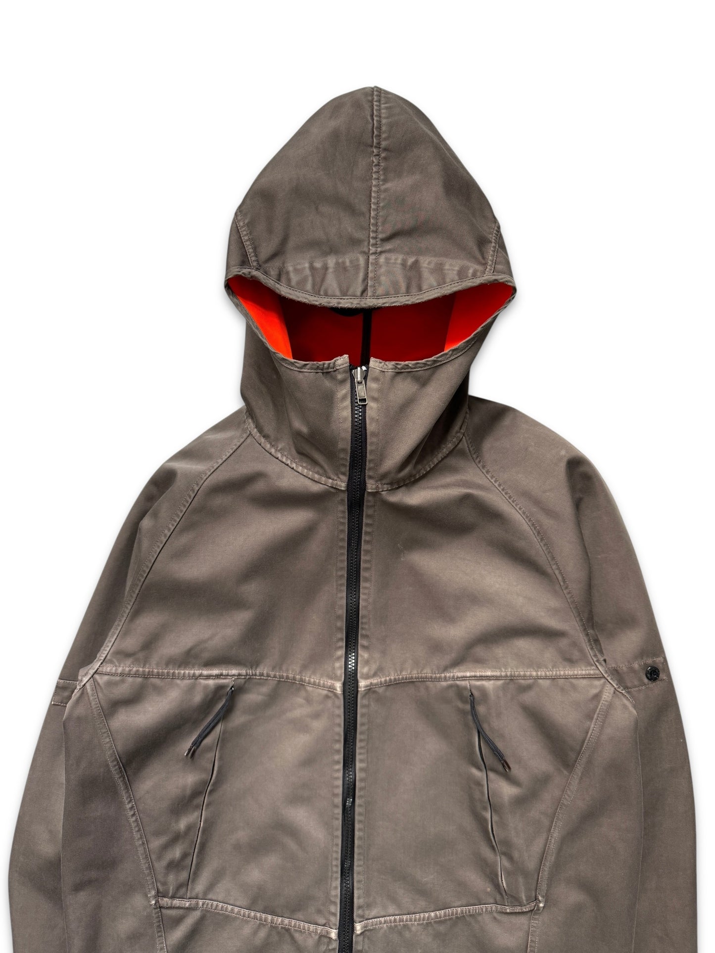 AW05' Stone Island Fluorescent Orange Reversible Jacket