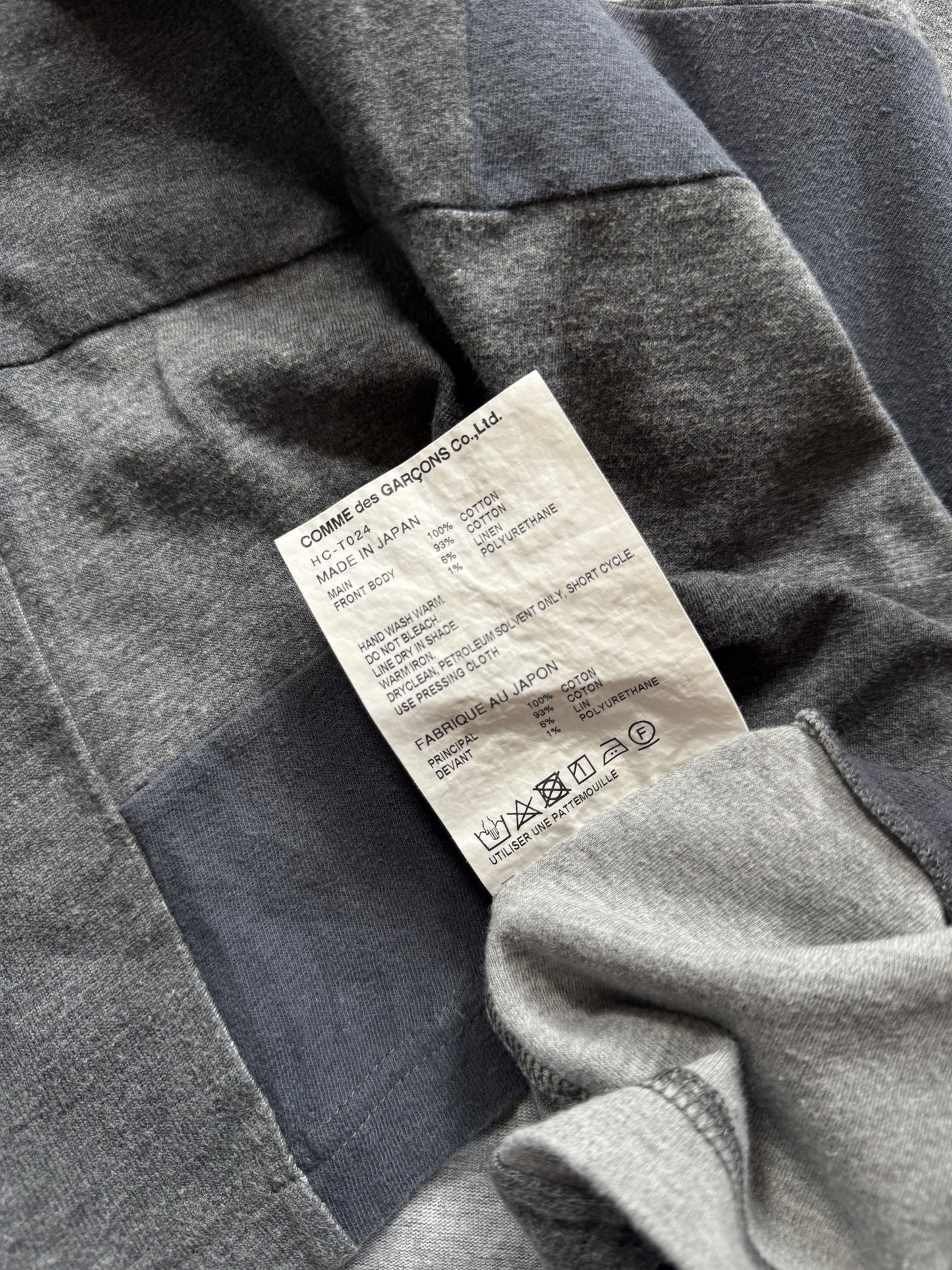 SS18’ Comme Des Garcons Homme Patchwork Tee
