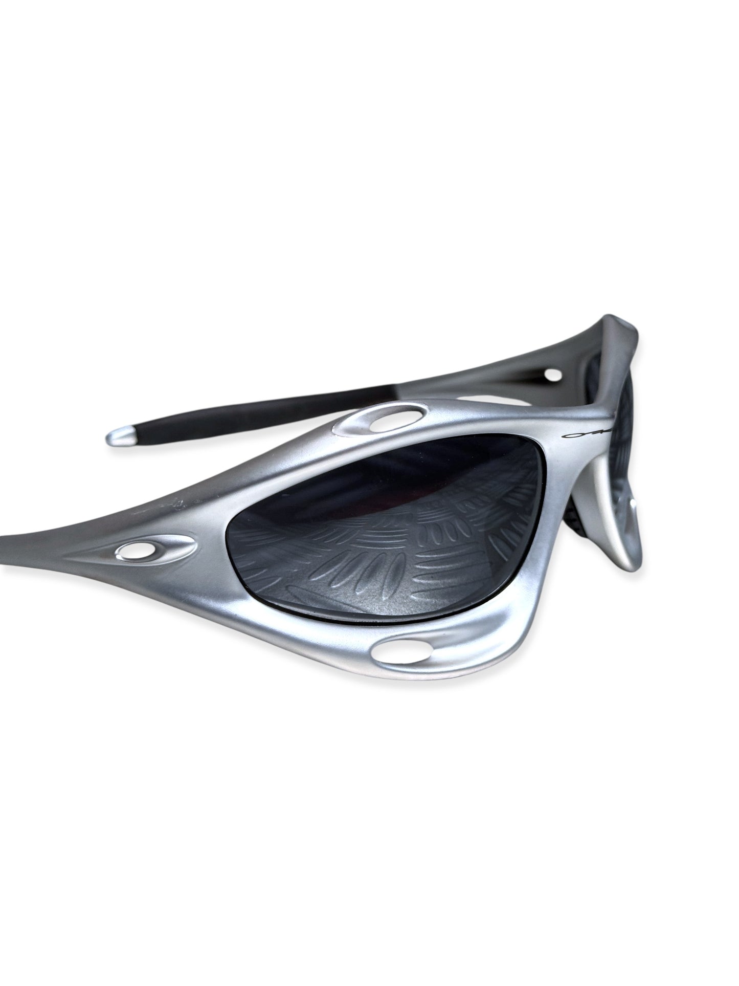 Oakley Silver Racing Jacket Sunglasses