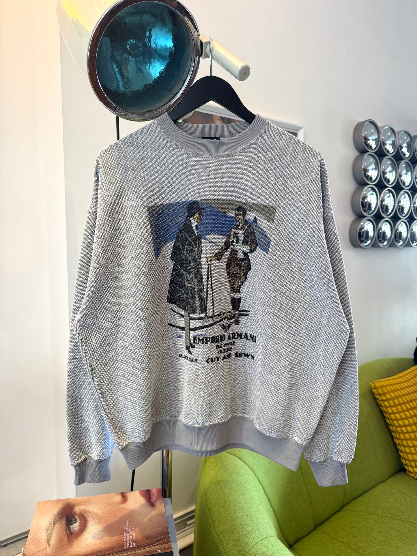 1980’s Emporio Armani Cut and Sewn Printed Crewneck
