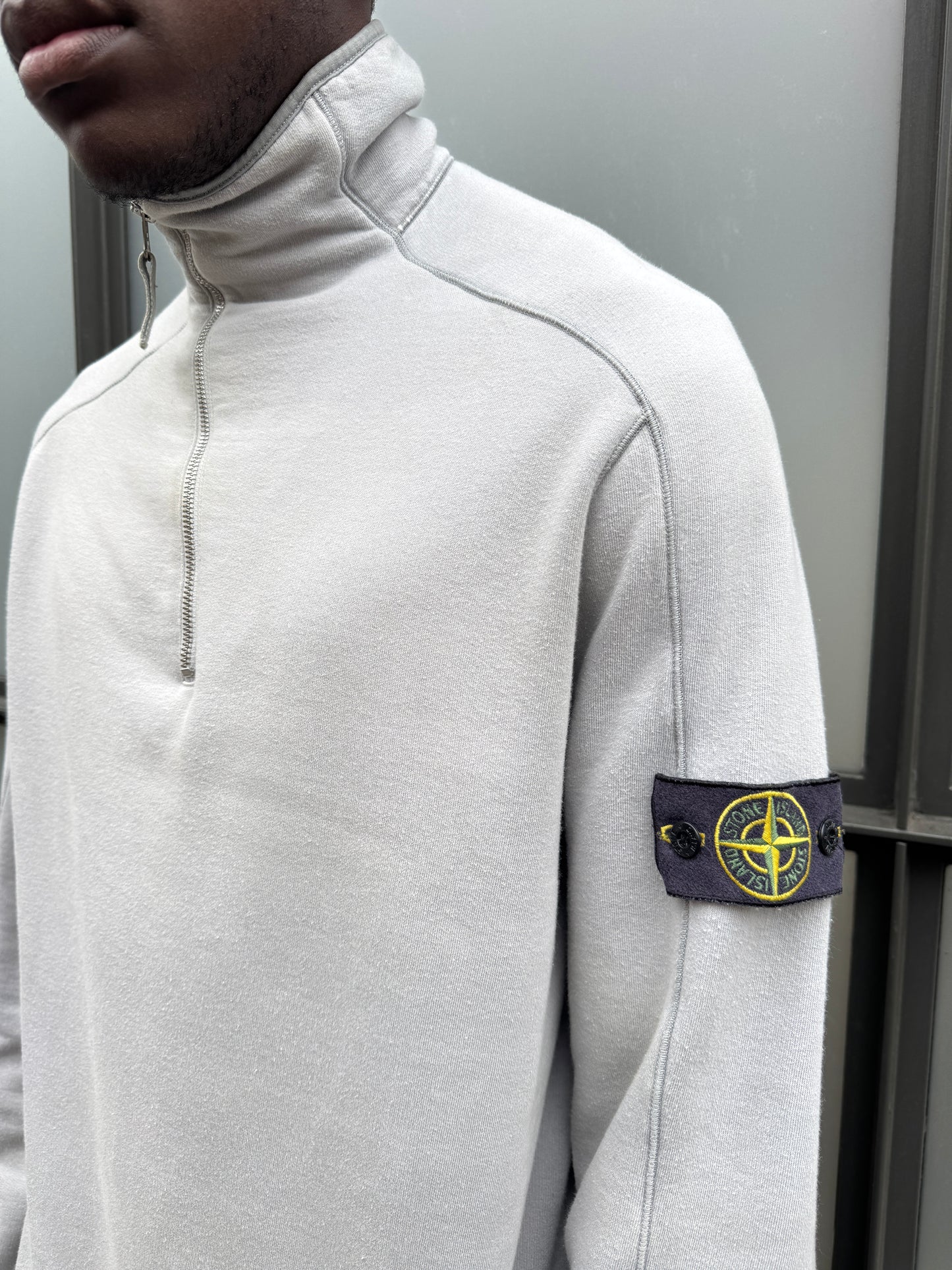 Early 2000’s Stone Island Grey Quarter Zip