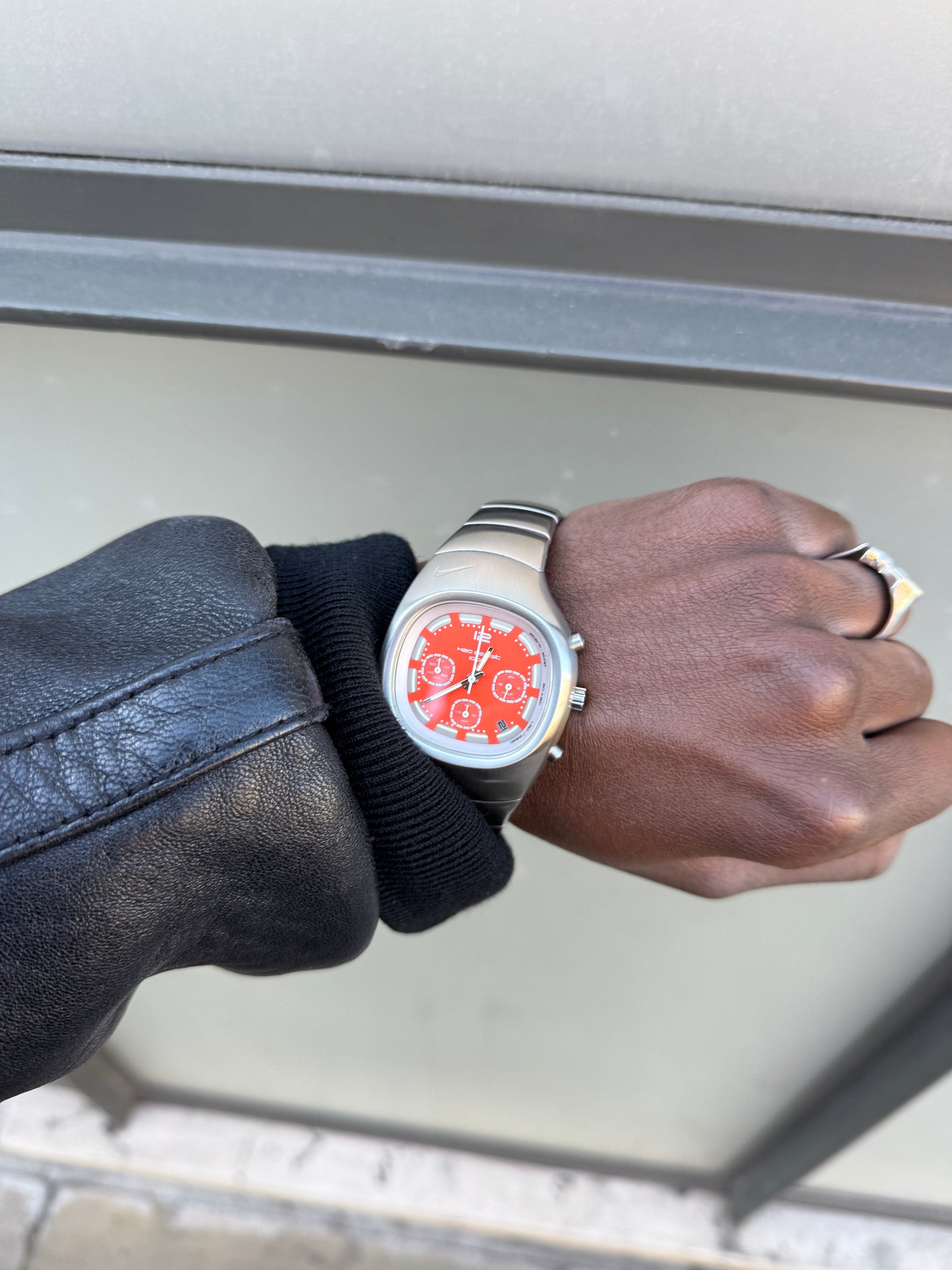 Early 2000’s Nike Triax Armored II Chrono Stainless Steel Analog Watch