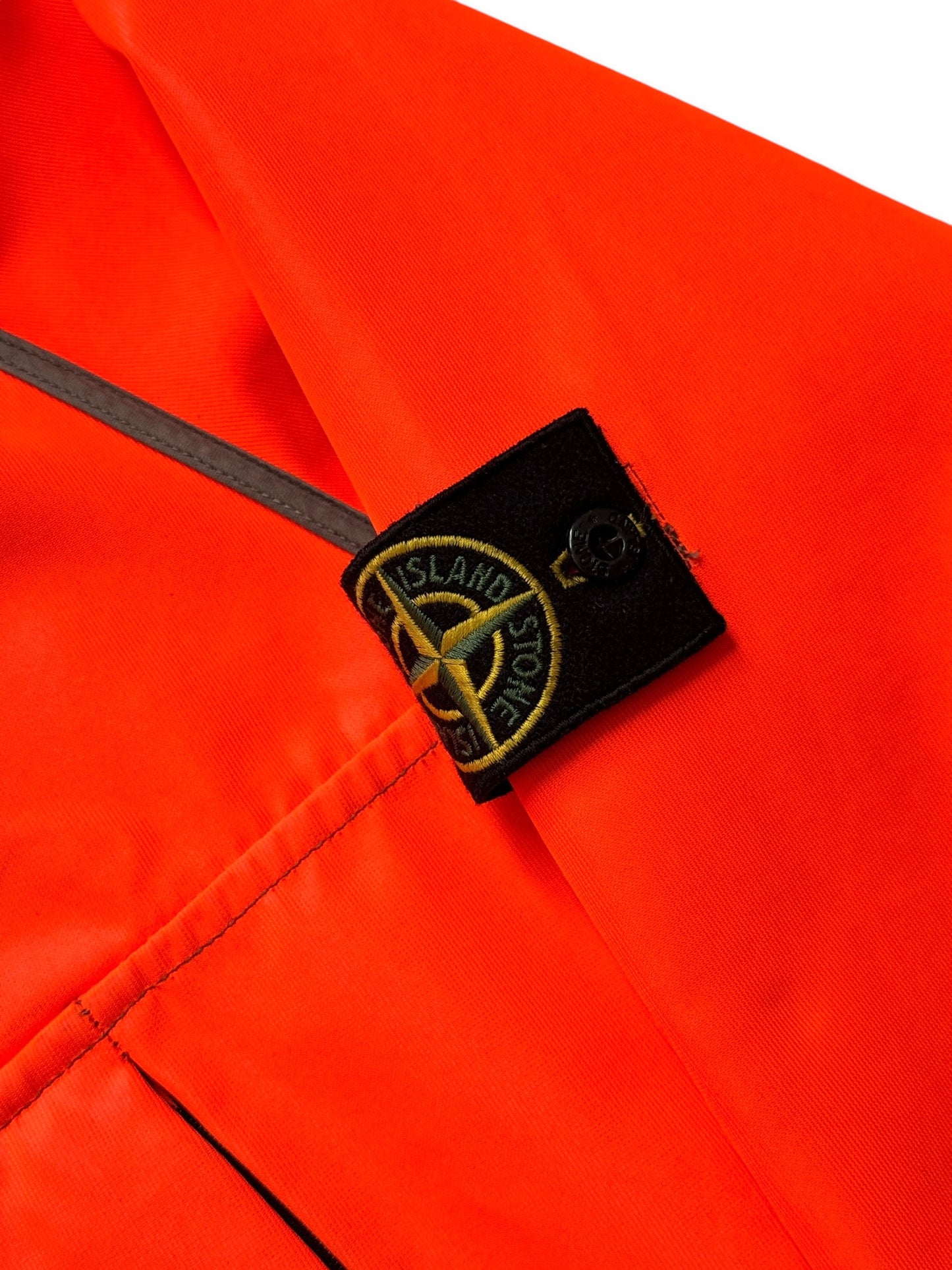AW05' Stone Island Fluorescent Orange Reversible Jacket