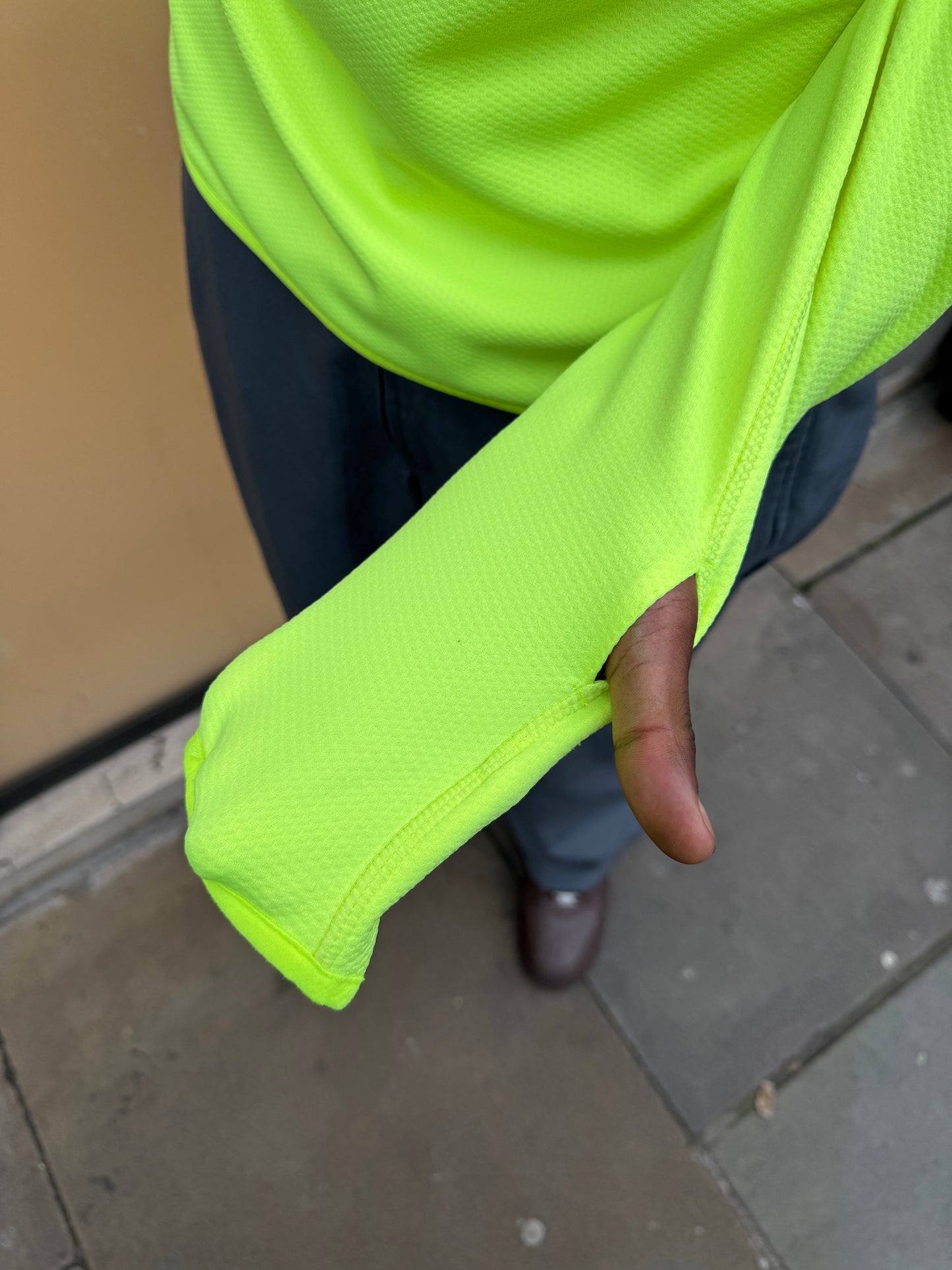 Early 2000’s Nike Sphere Technical Volt Green Sportwear Longsleeve