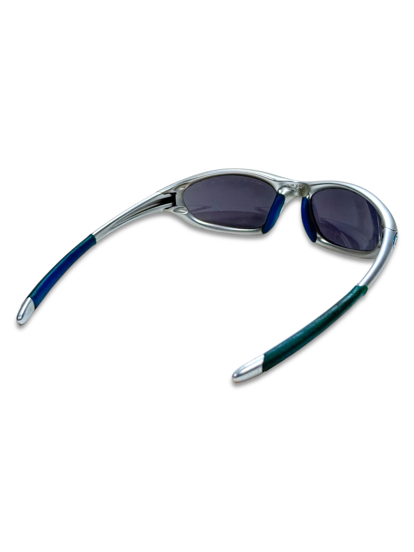 Oakley Silver/Blue Twenty XX Sunglasses