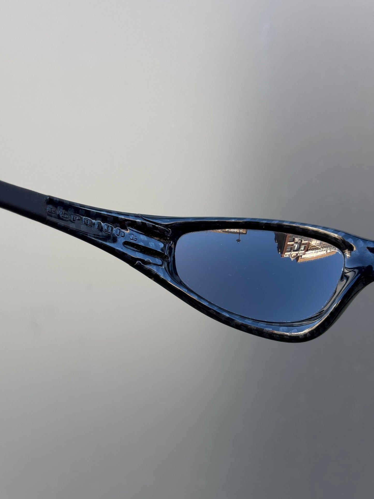 1990’s Oakley Straight Jacket Jet Black Carbon Fibre Sunglasses