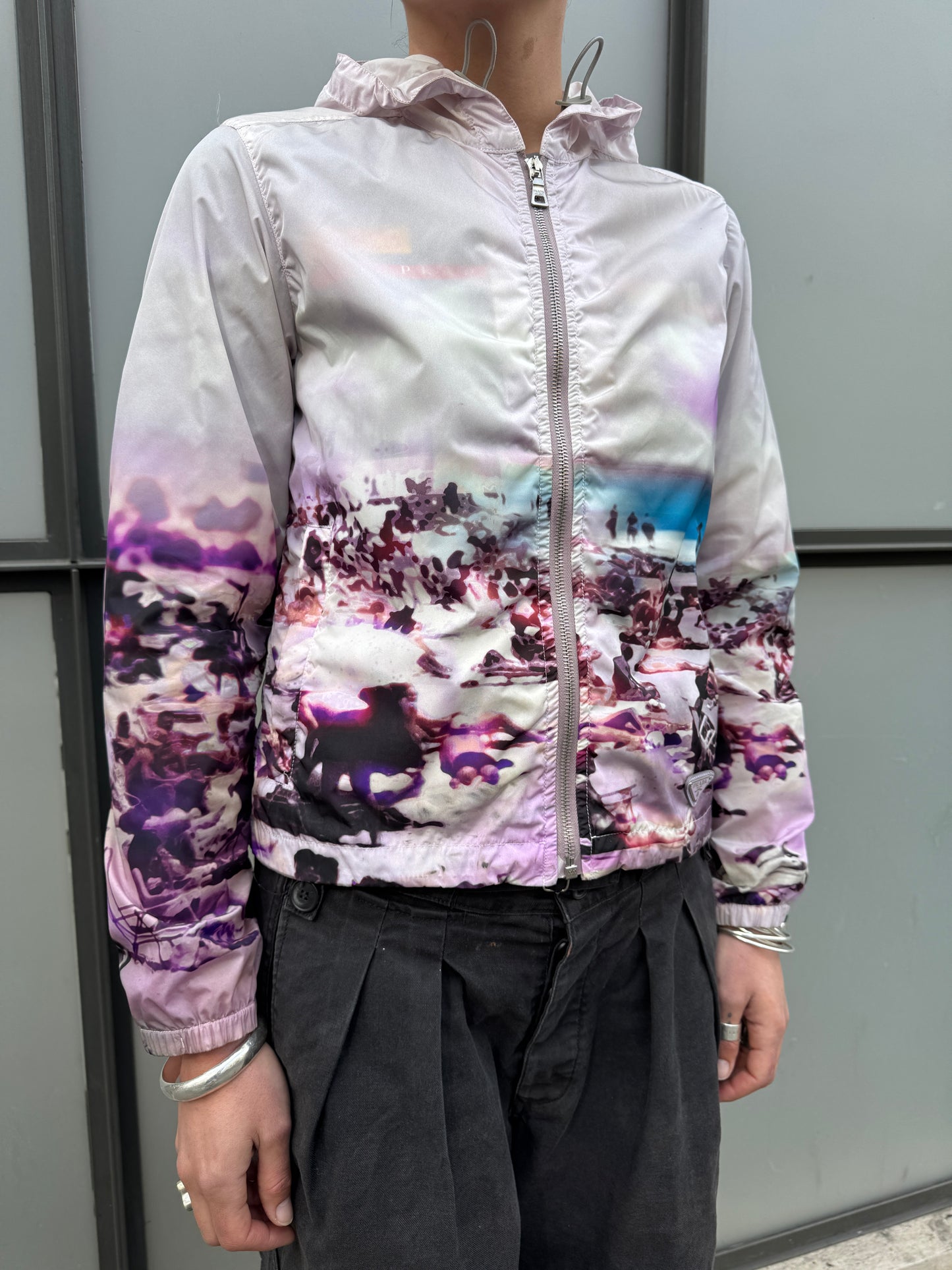 2010 Prada Main Line ‘Beach’ Nylon Hooded Jacket