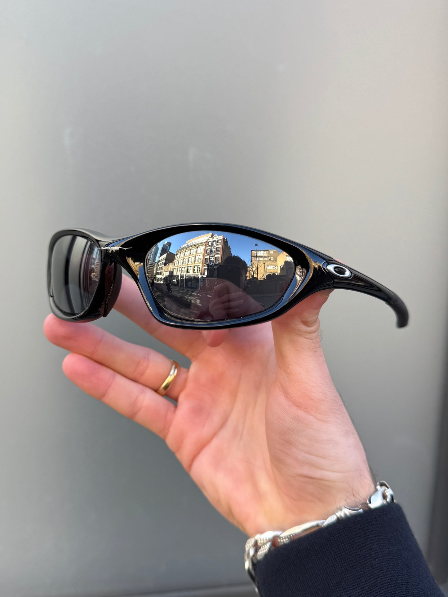 1990’s Oakley Minute Jet Black Sunglasses