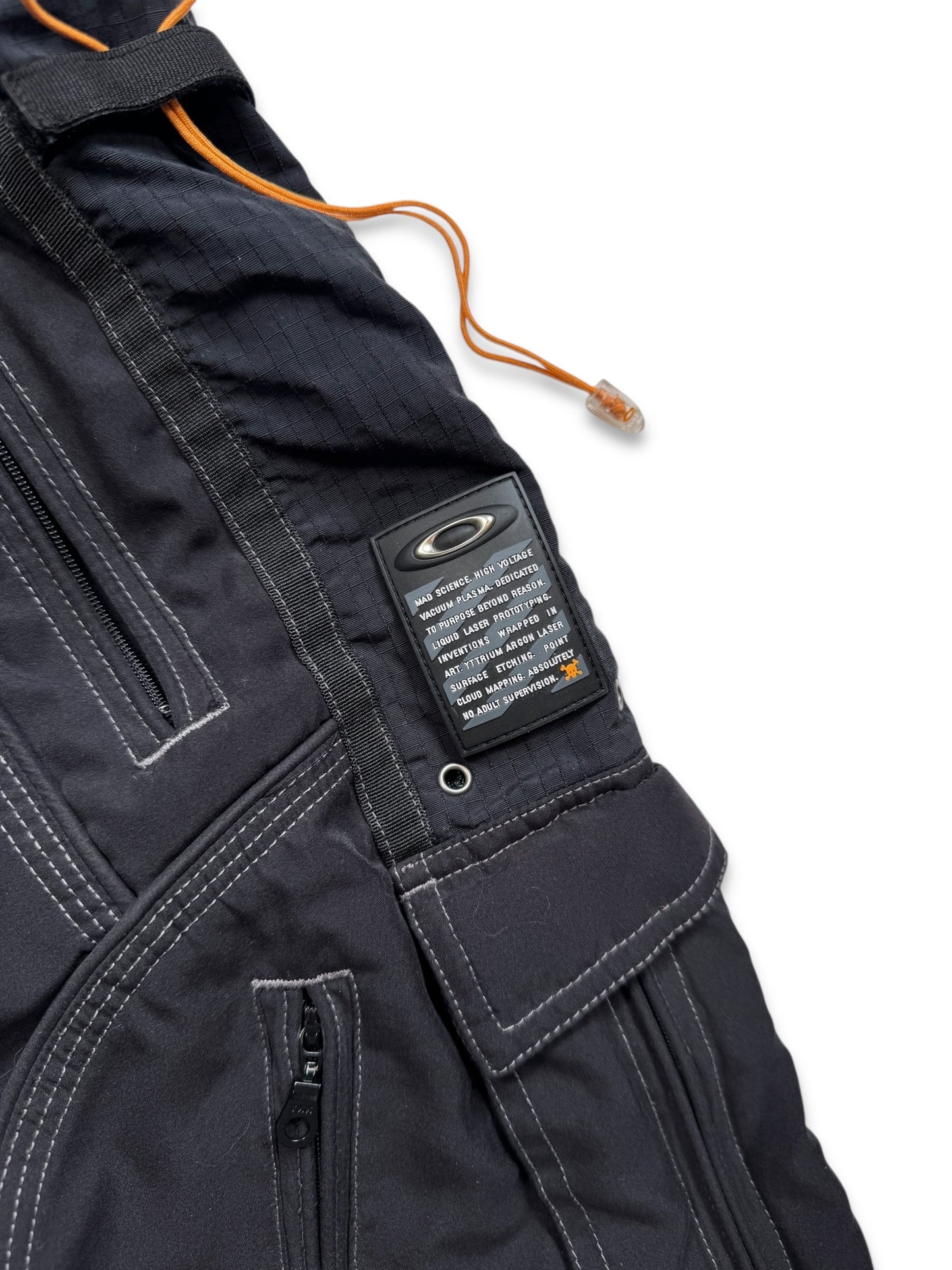 Early 2000’s Oakley Jet Black Technical Ventilated Shorts