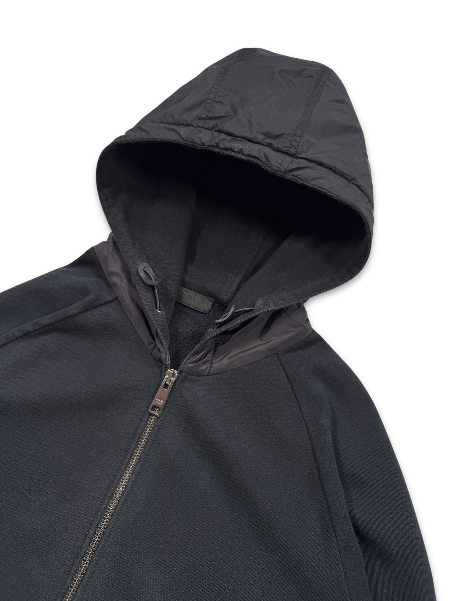 Prada Linea Rossa Midnight Navy Zipped Hoodie