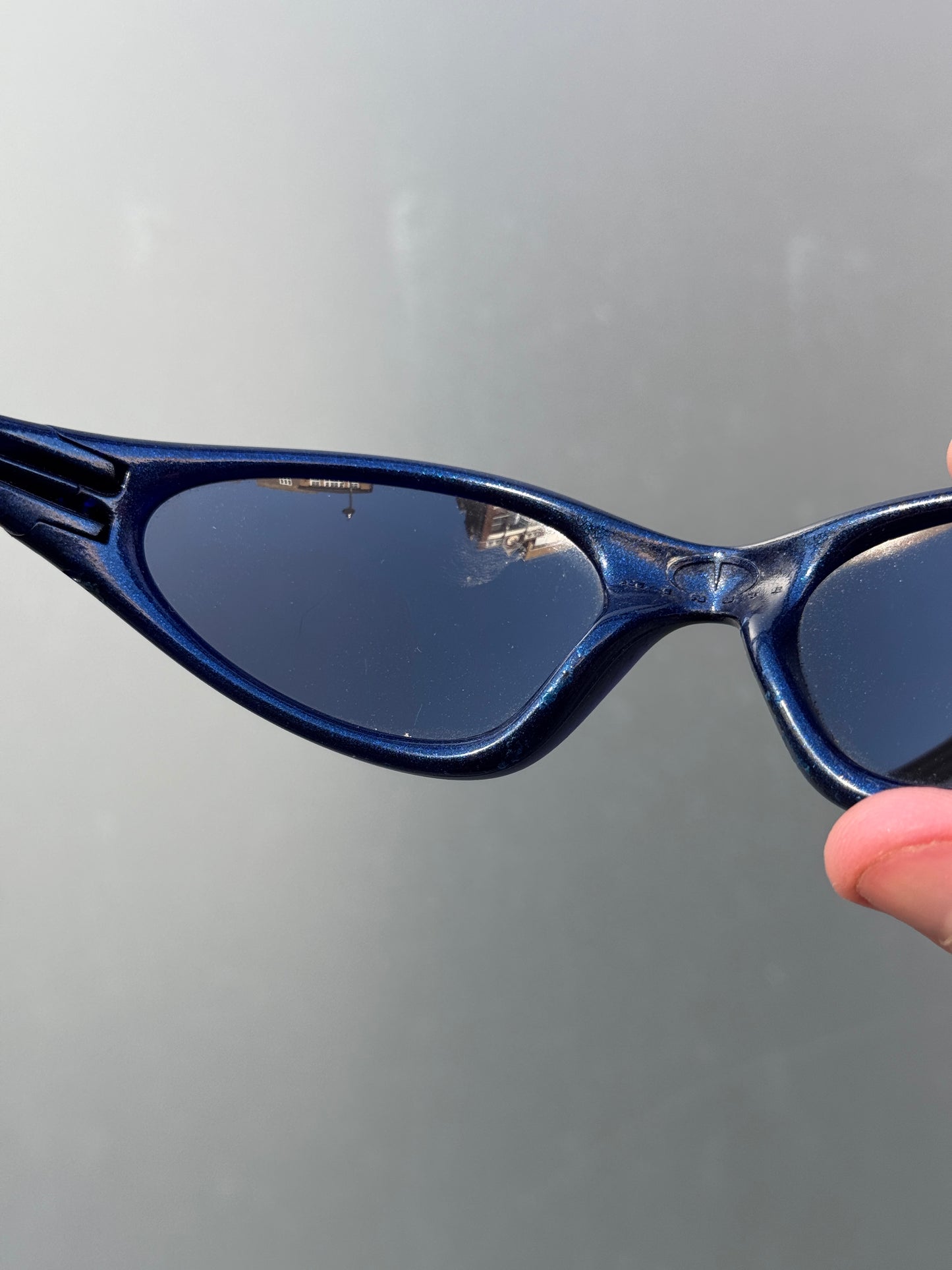 1990’s Oakley Minute Deep Navy/Flowers Sunglasses
