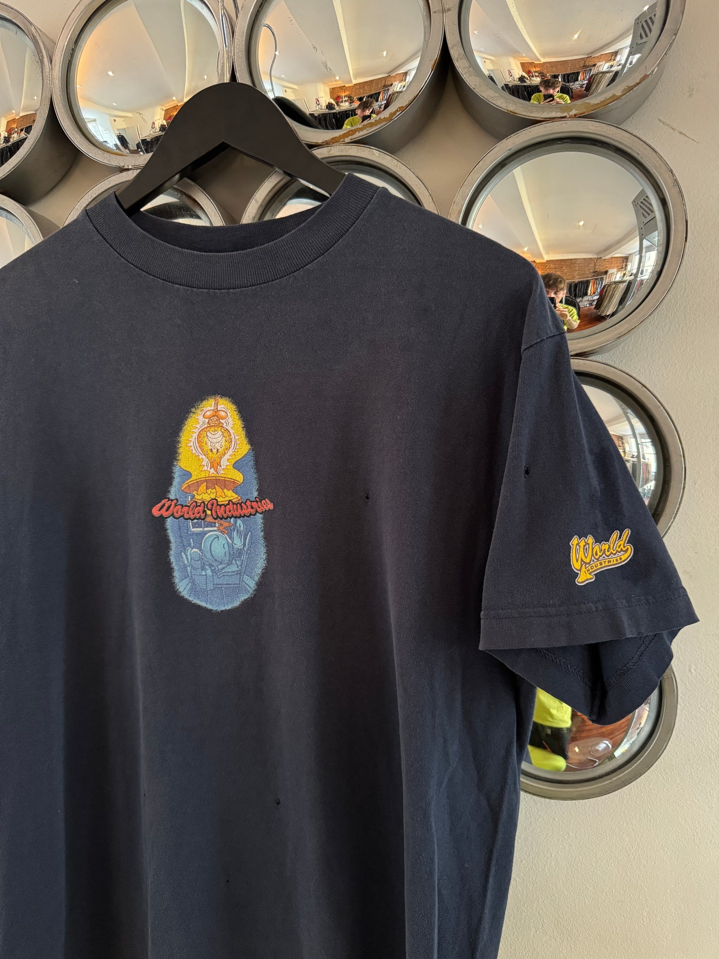 1990’s World Industries Skateboards Wet Willy & Flame Boy Graphic Tee