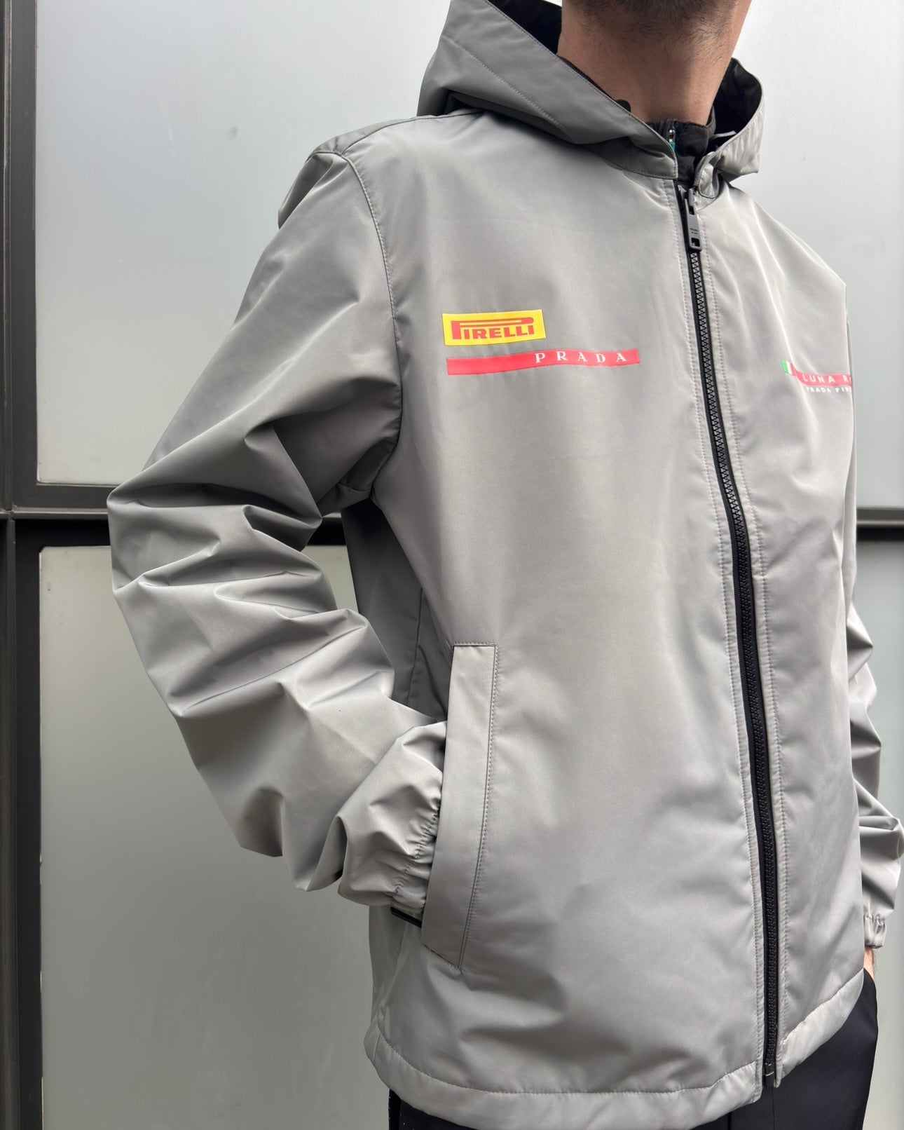 SS24’ Prada Luna Rossa Waterproof Taped Hooded Jacket