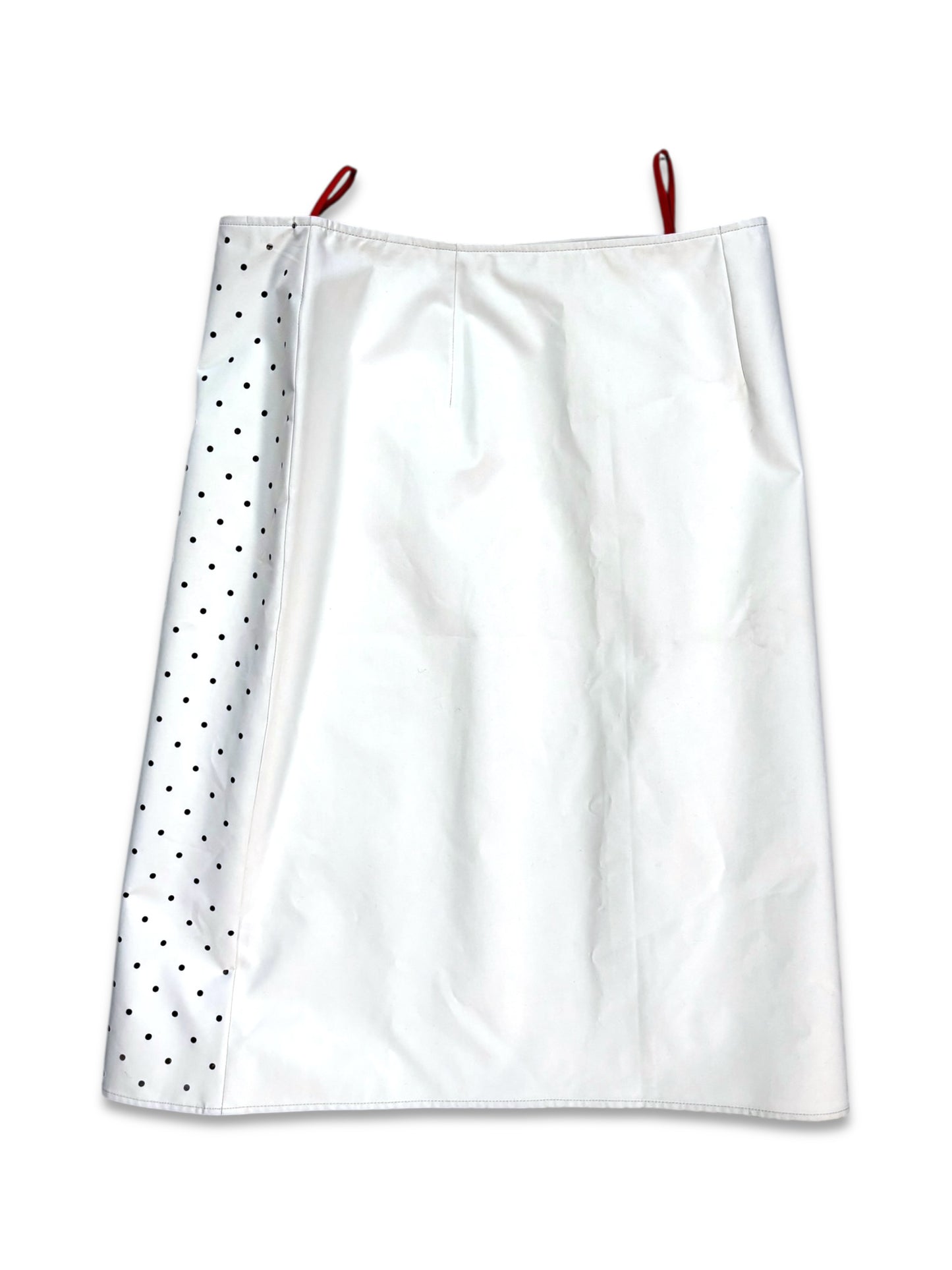 SS00' Prada Sport Pure White Perforated Skirt