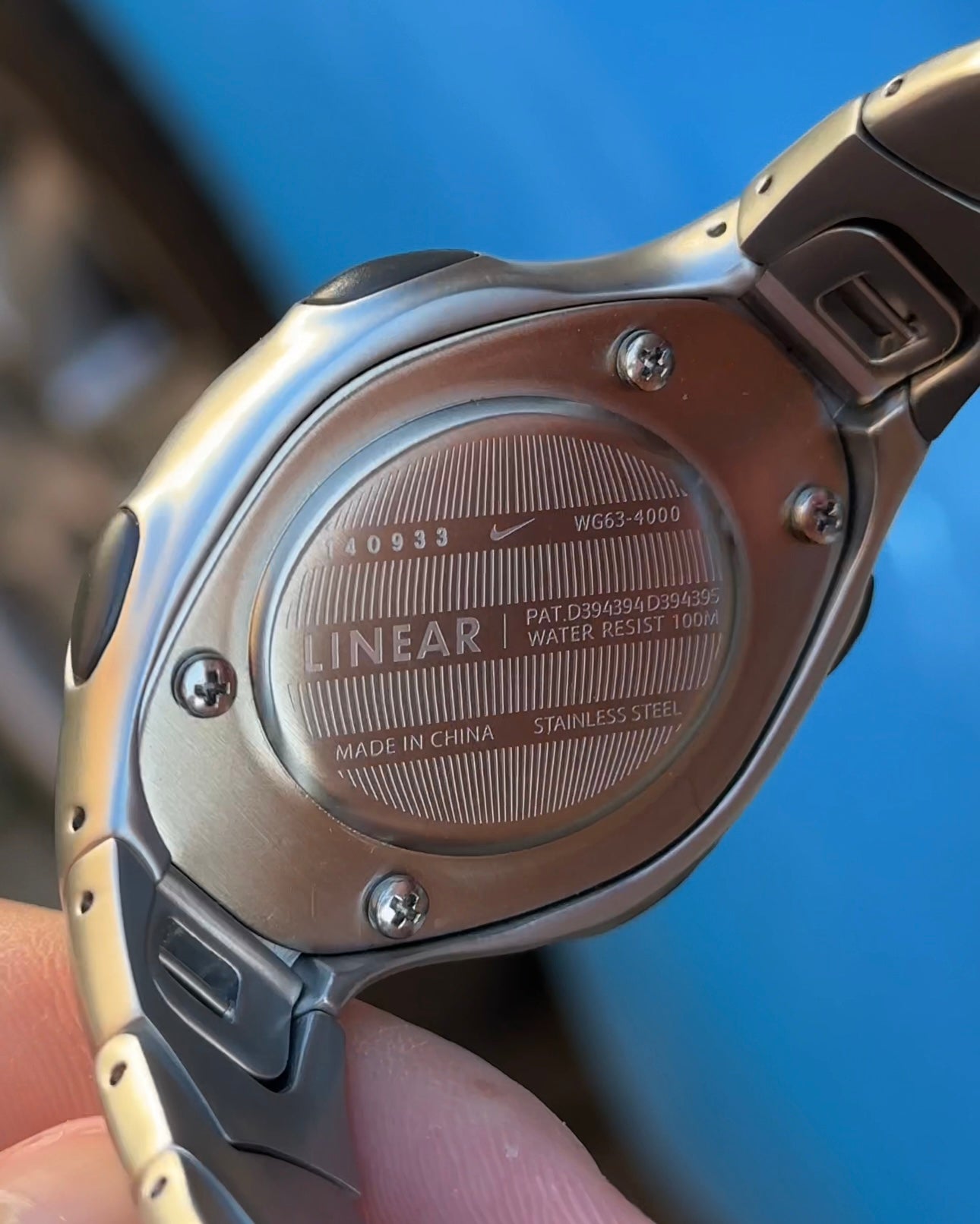 Early 2000’s Nike Stainless Steel Triax Linear Analog Watch