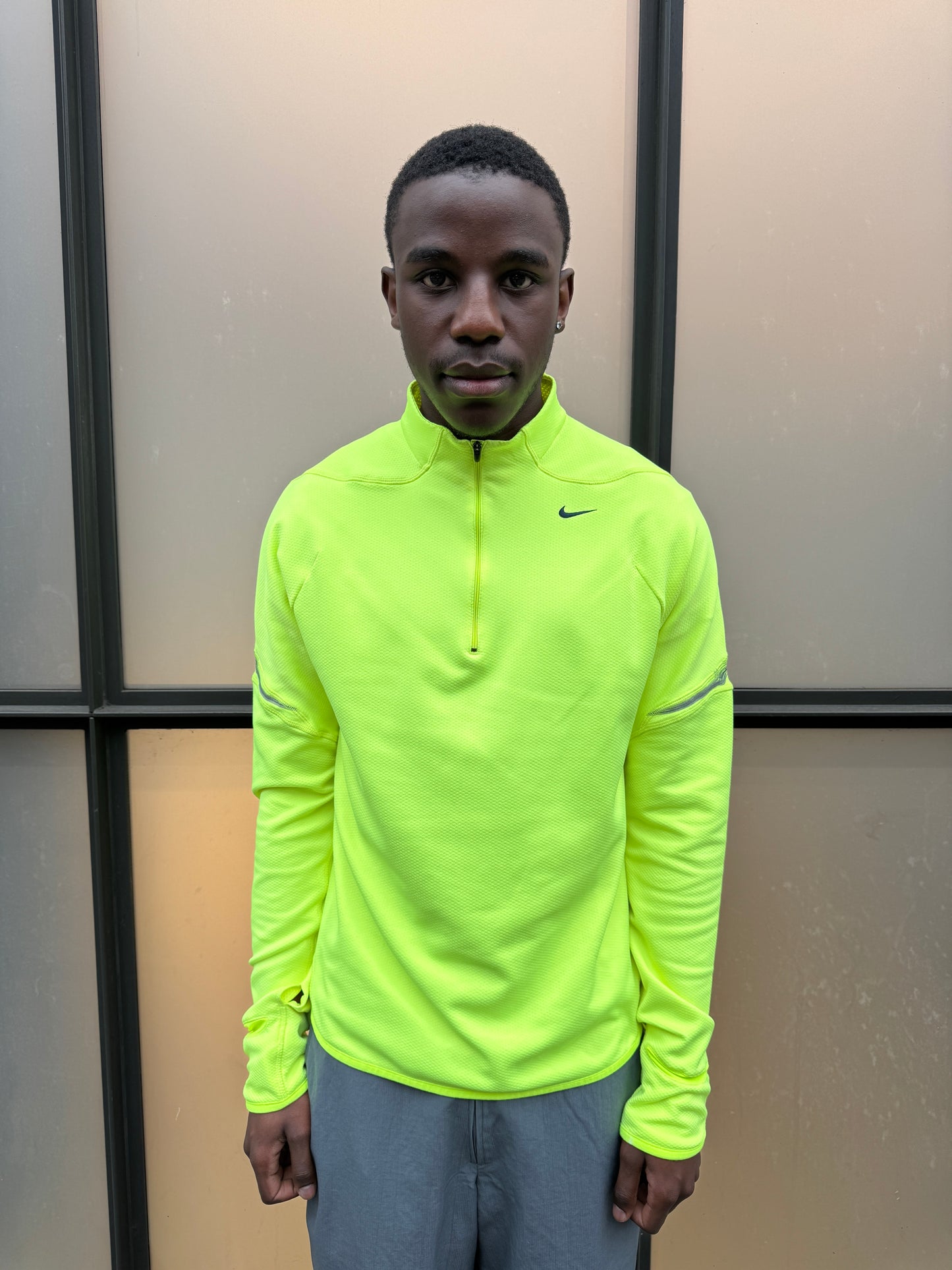 Early 2000’s Nike Sphere Technical Volt Green Sportwear Longsleeve