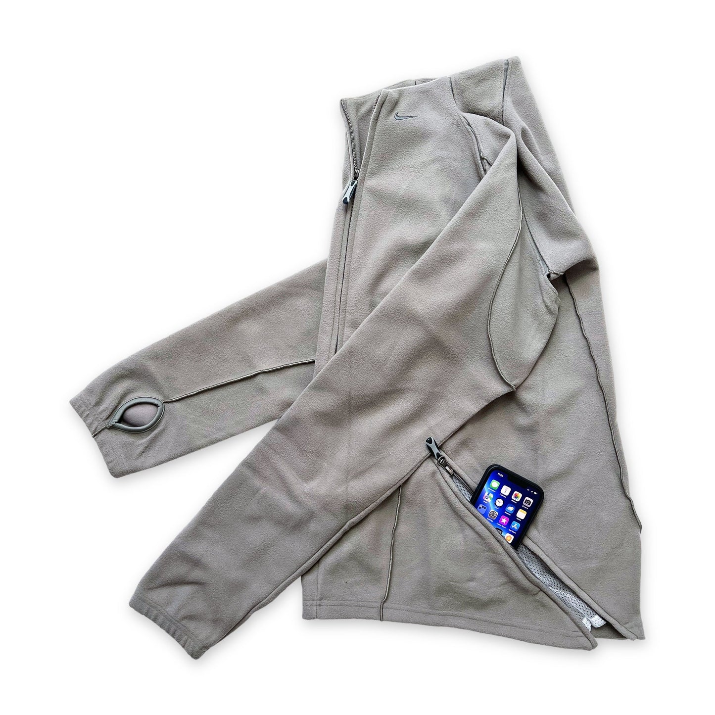 2003 Nike ‘MB1’ Mobius Mini Swoosh Technical Half Zip Fleece