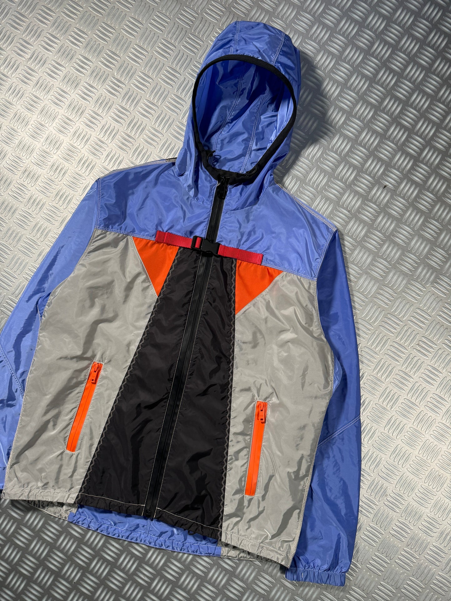 SS17' Prada Milano Technical Panelled Nylon Jacket