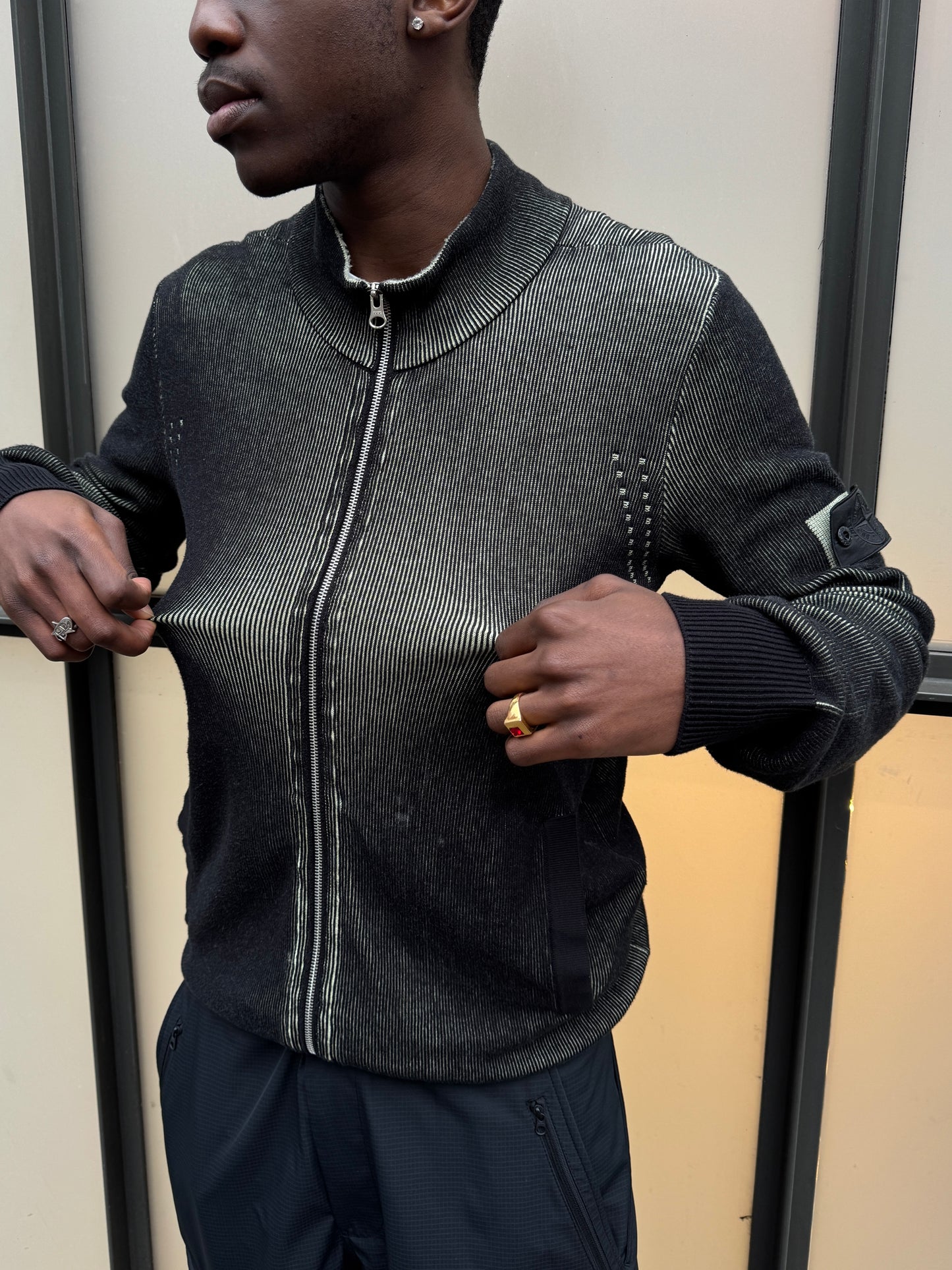 Stone Island Shadow Project Lenticular Zipped Jacket