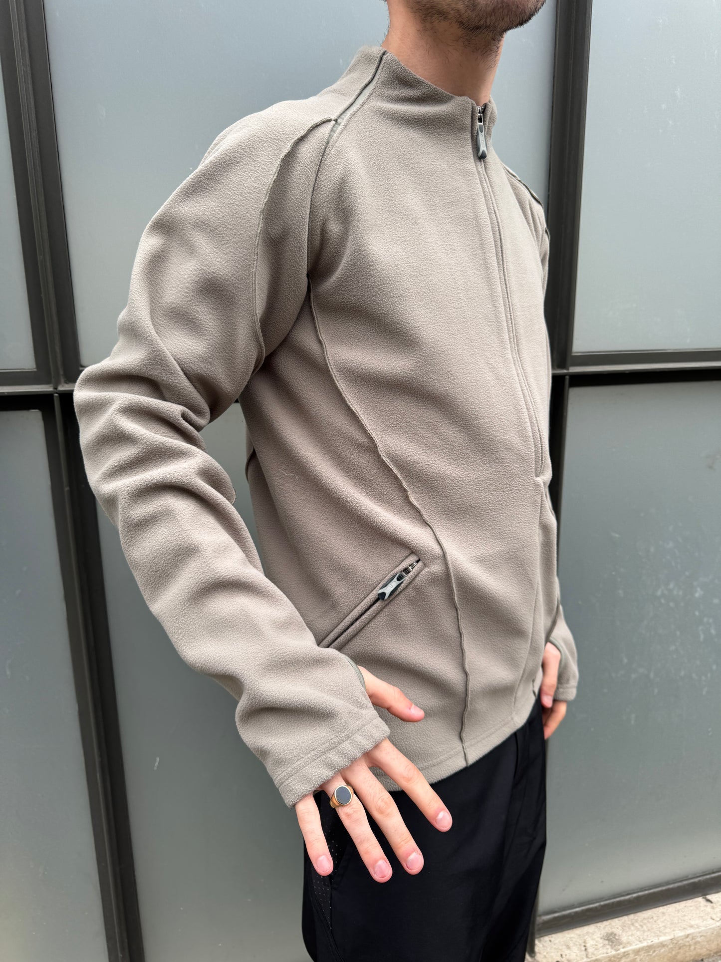 2003 Nike ‘MB1’ Mobius Mini Swoosh Technical Half Zip Fleece