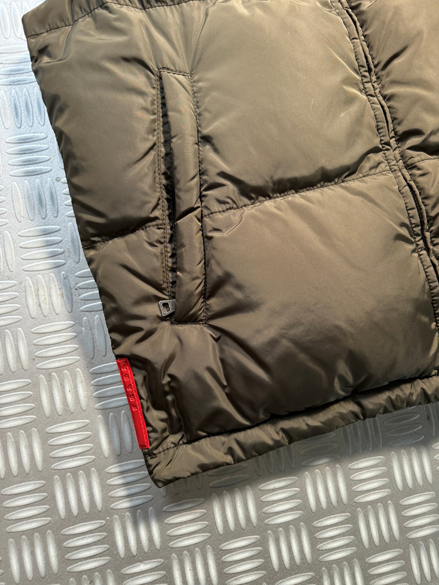 Early 2000’s Prada Sport Deep Khaki Padded Gilet