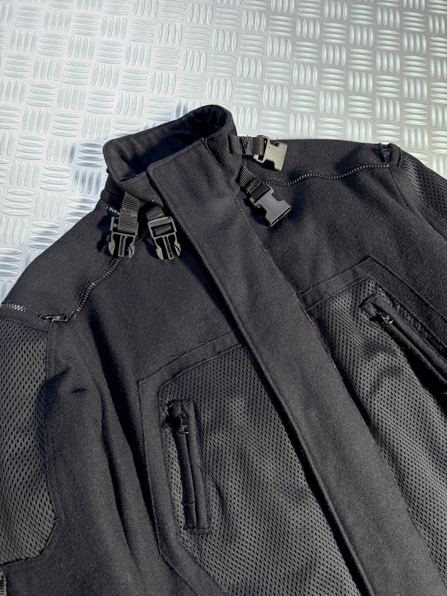AW04’ Dolce & Gabbana Jet Black Bondage Jacket