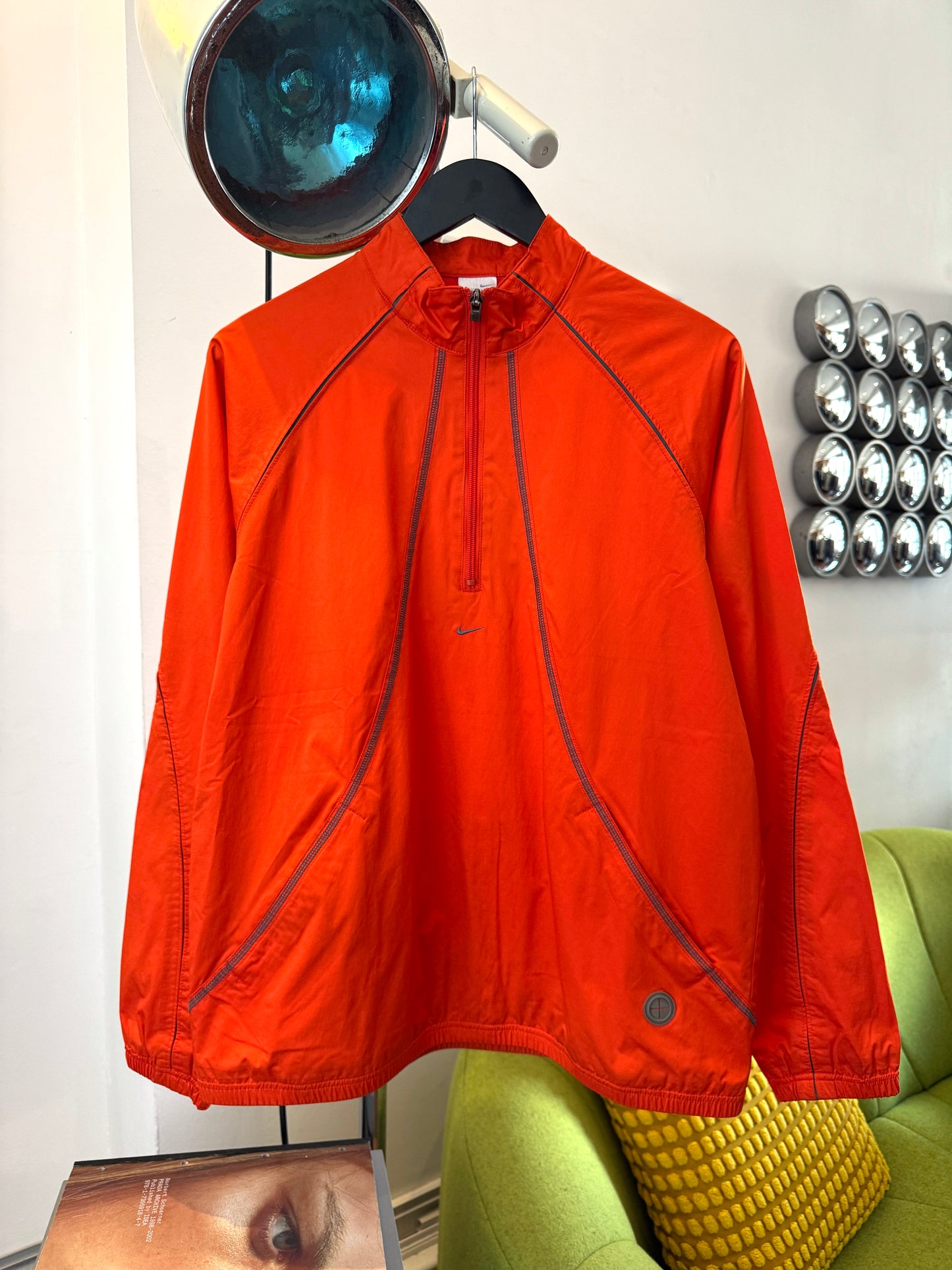 SS03’ Nike Mobius Bright Orange Articulated 1/4 Zip Jacket