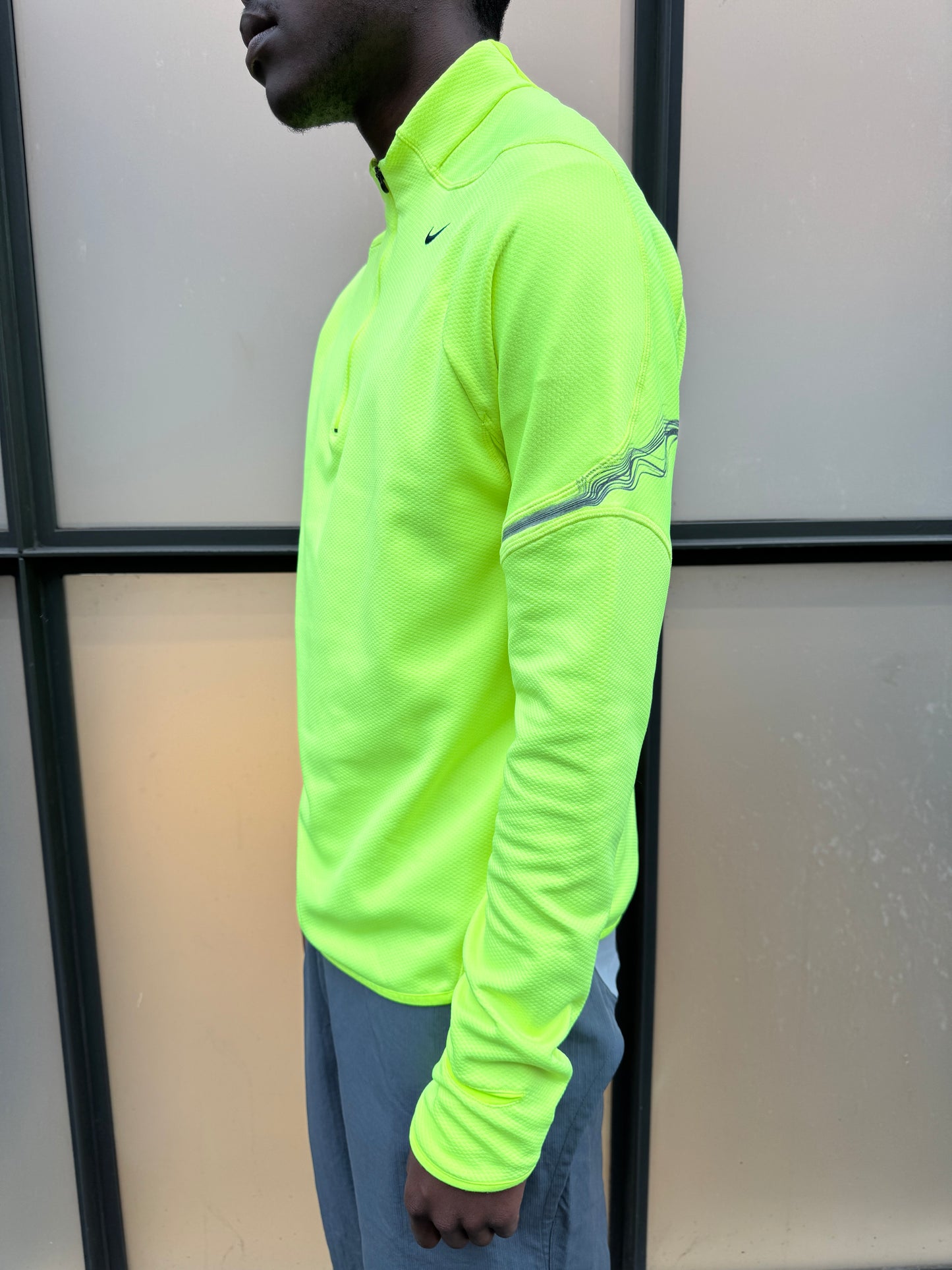 Early 2000’s Nike Sphere Technical Volt Green Sportwear Longsleeve
