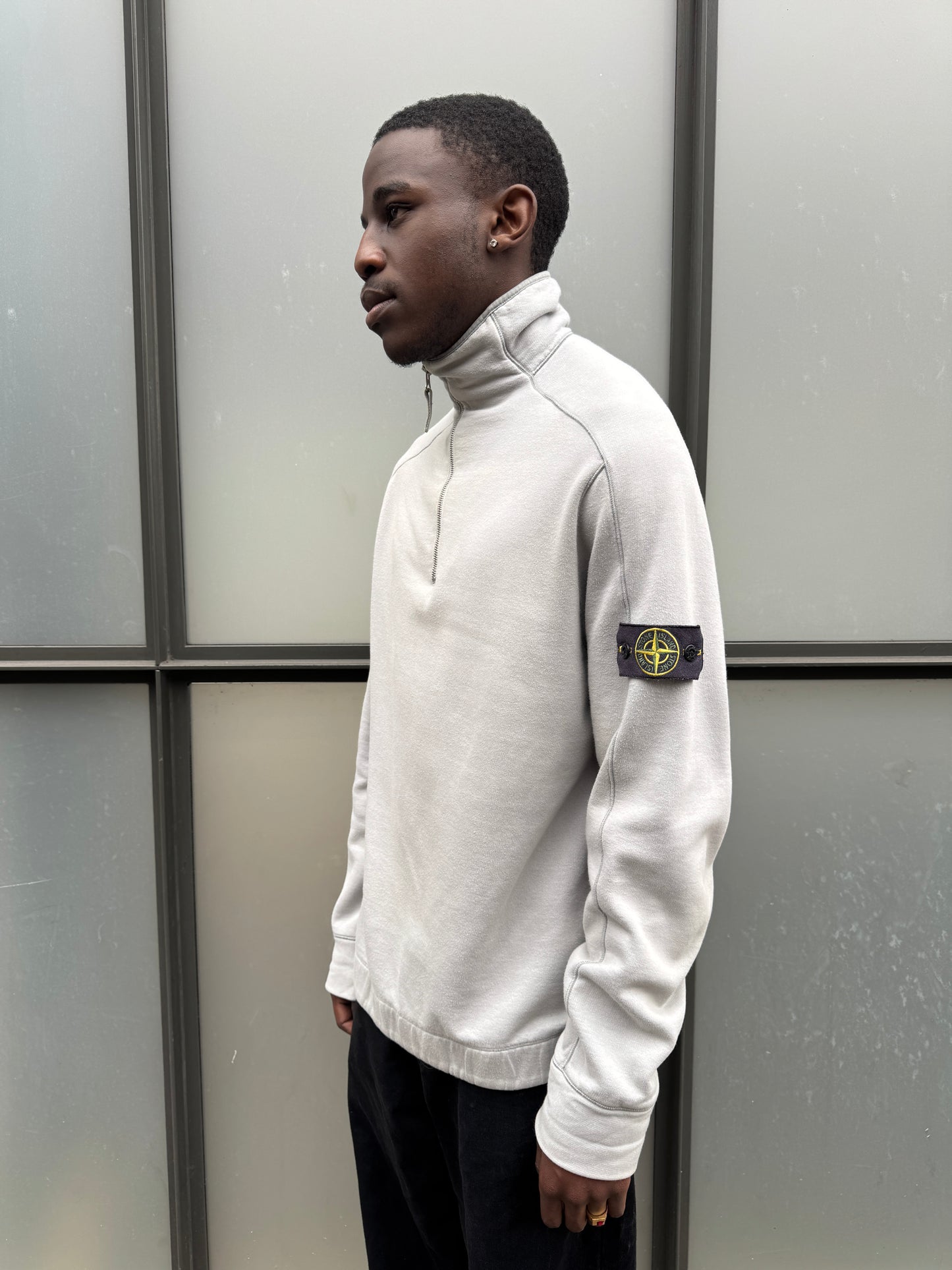 Early 2000’s Stone Island Grey Quarter Zip