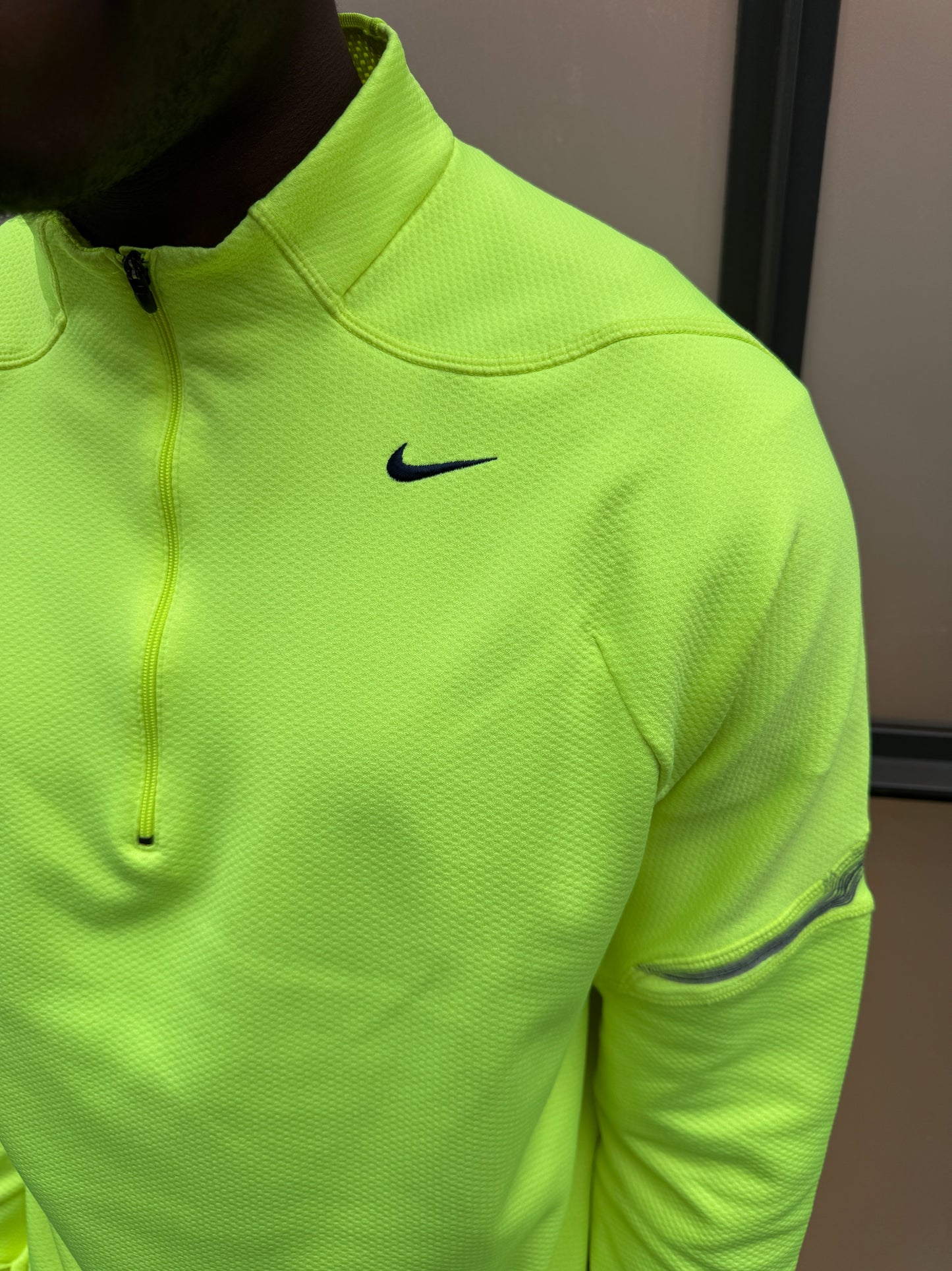 Early 2000’s Nike Sphere Technical Volt Green Sportwear Longsleeve