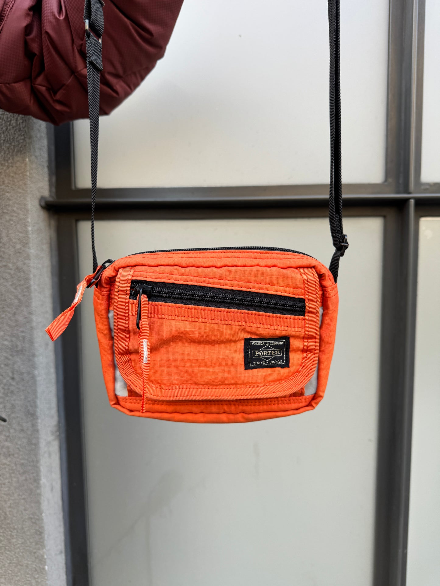 Porter Bright Orange 3M Mini Side Bag