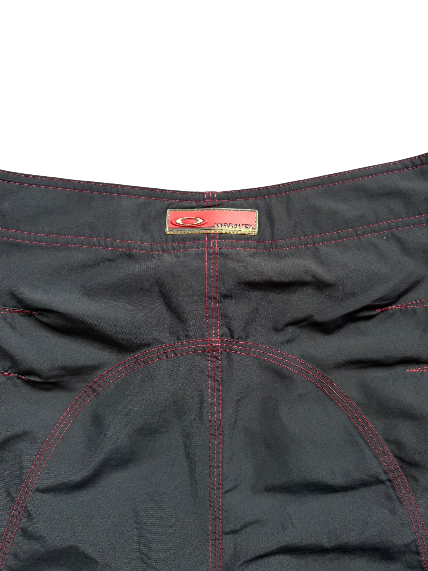 Early 2000’s Oakley Jet Black Flame Shorts