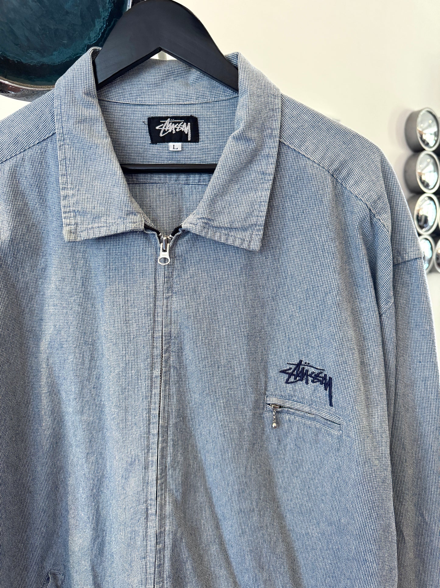 1980's Stüssy Cropped Harrington Jacket