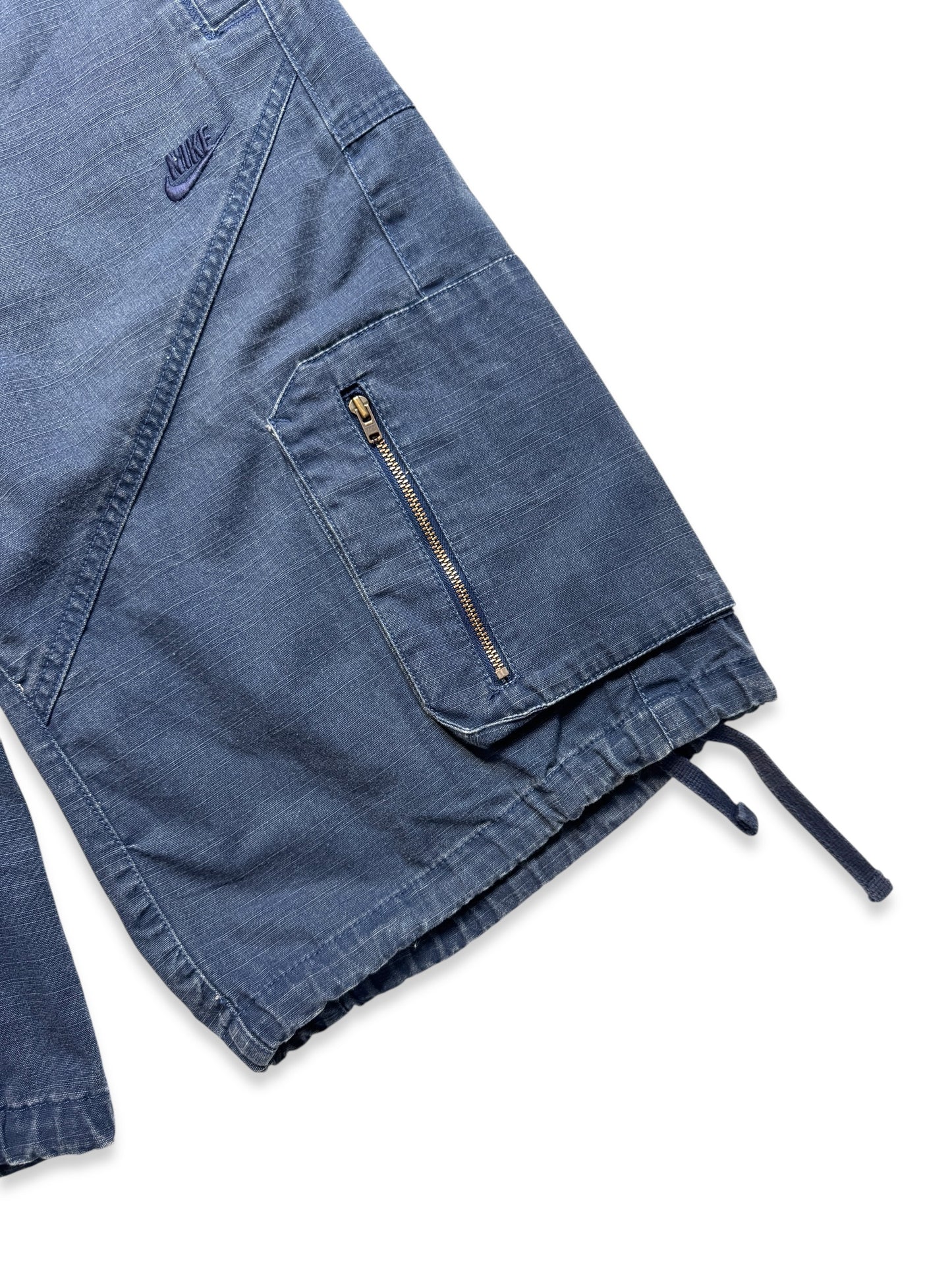 Early 2000’s Nike Washed Navy Cargo Shorts