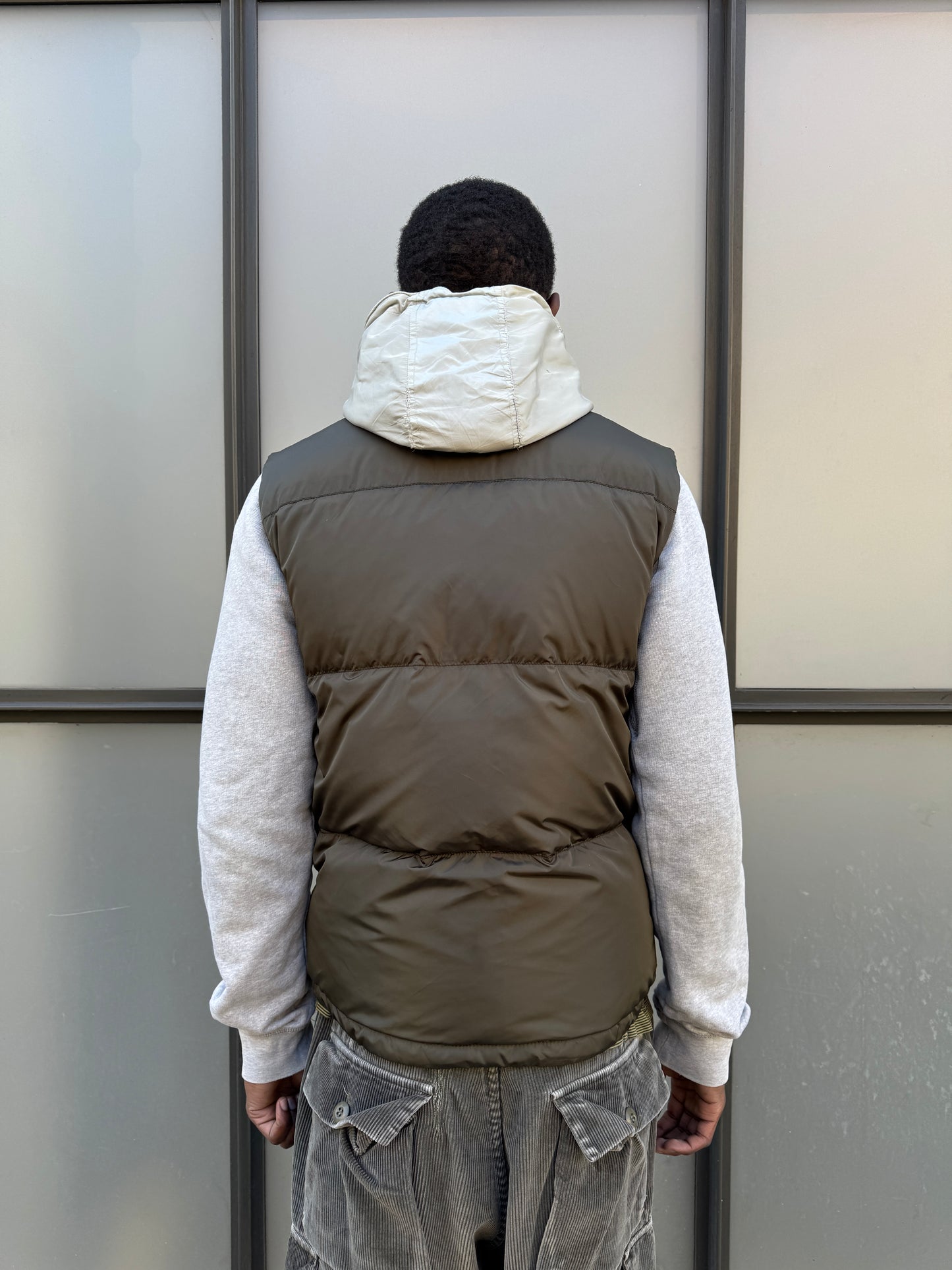 Early 2000’s Prada Sport Khaki Green Padded Gilet
