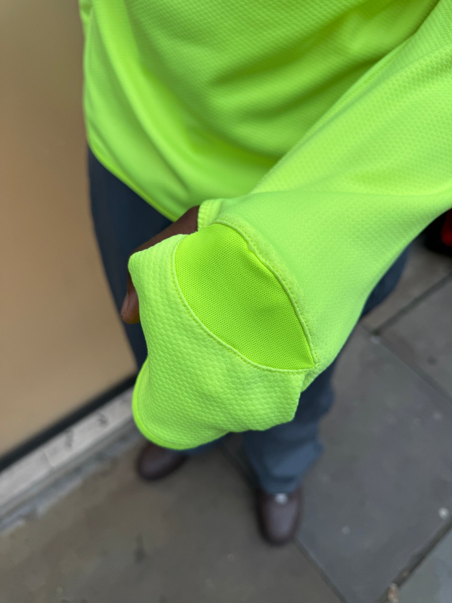 Early 2000’s Nike Sphere Technical Volt Green Sportwear Longsleeve