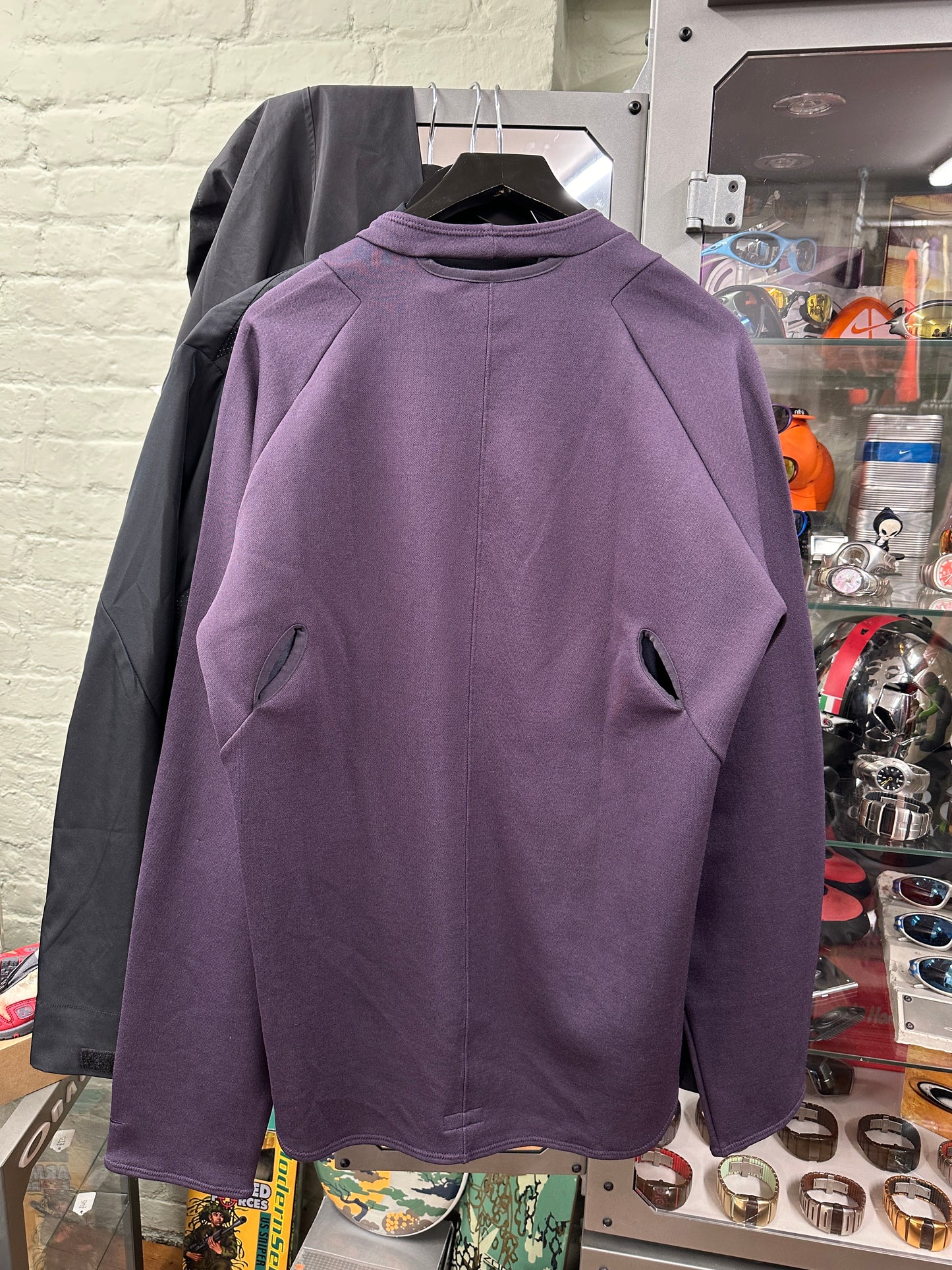 Nike 01 Code 'First Grade Tee Unit' Marino Wool Longsleeve Crewneck - Extra Large