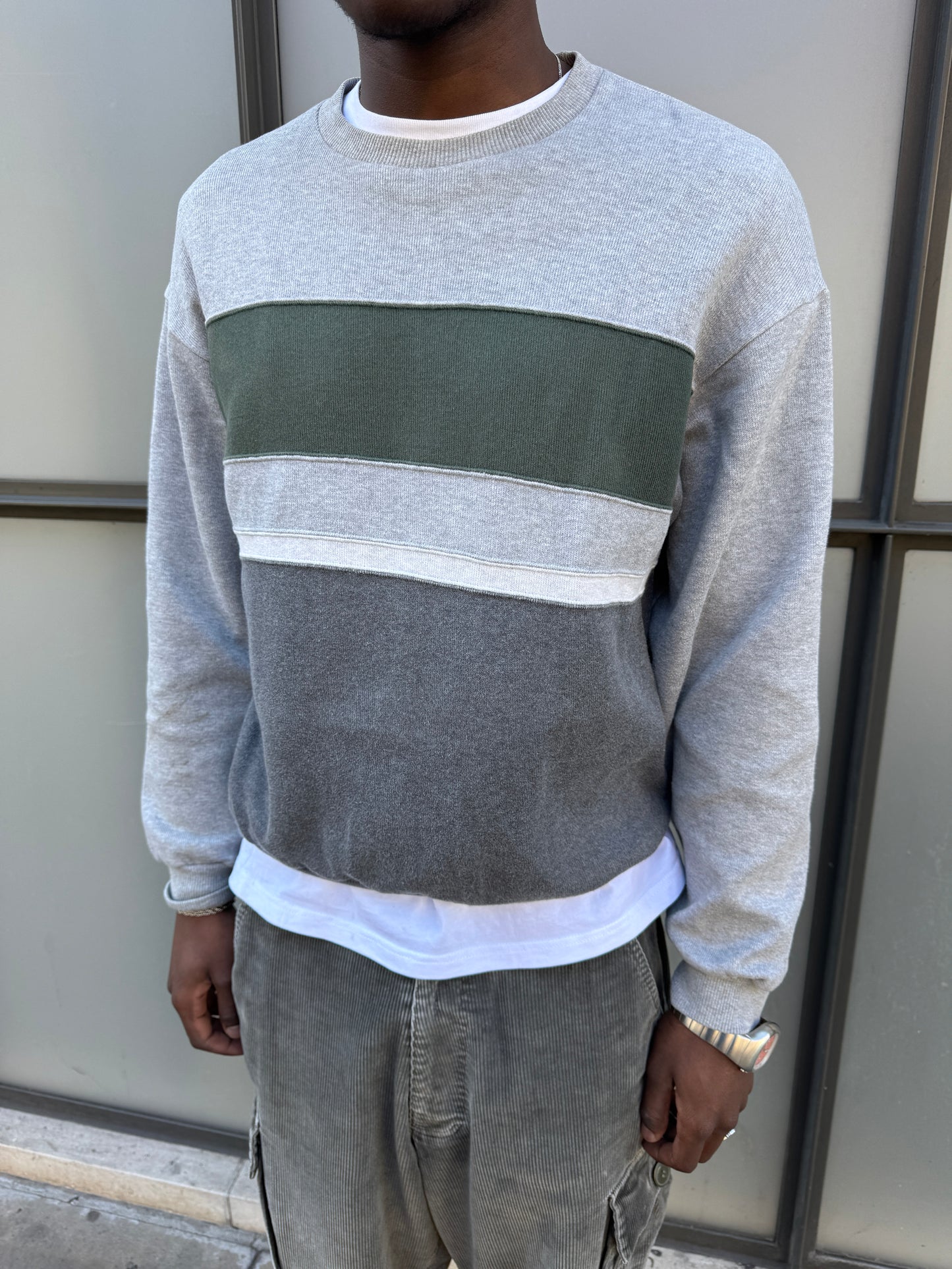 1990's Issey Miyake Split Panel Crewneck