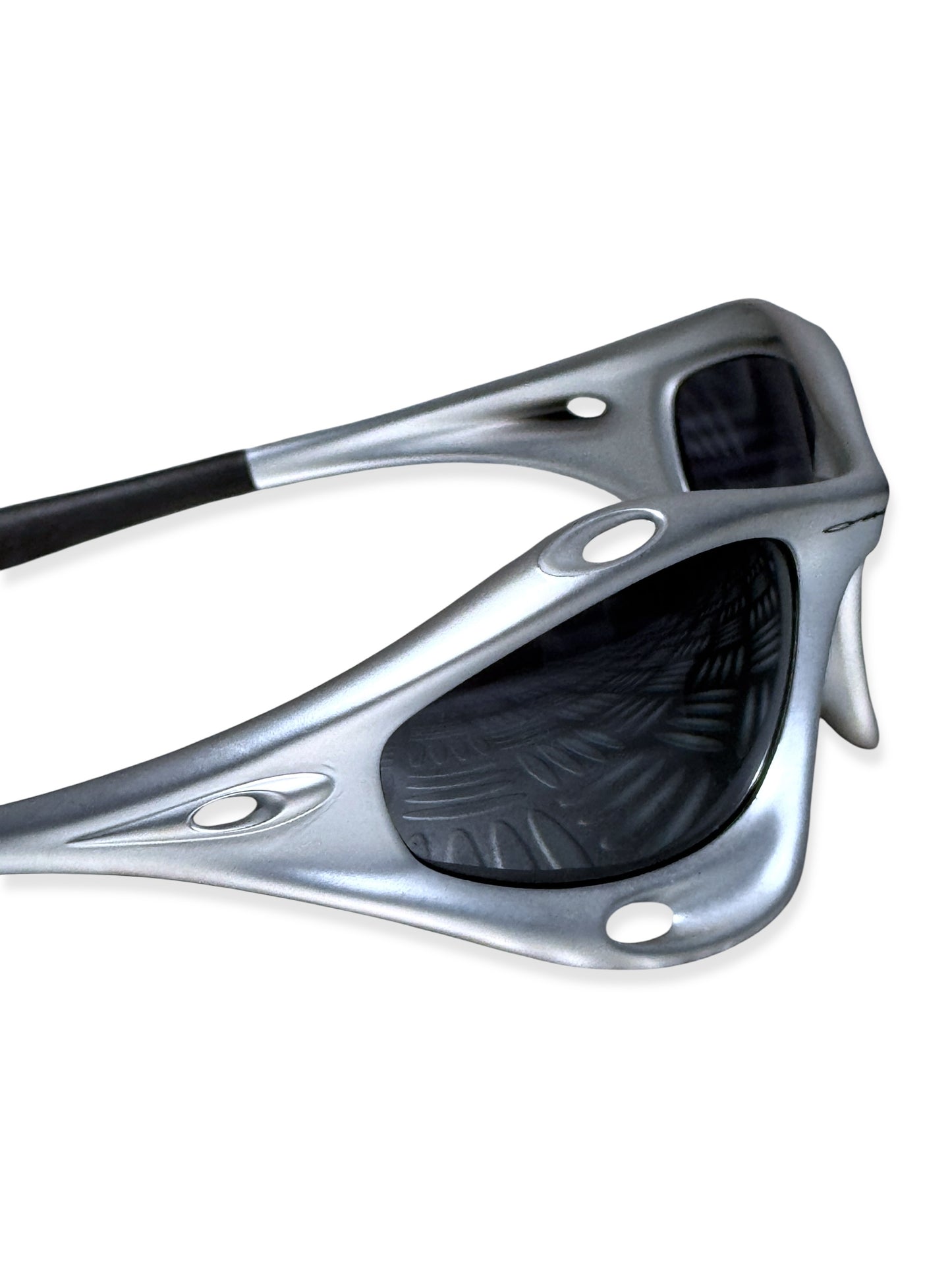 Oakley Silver Racing Jacket Sunglasses