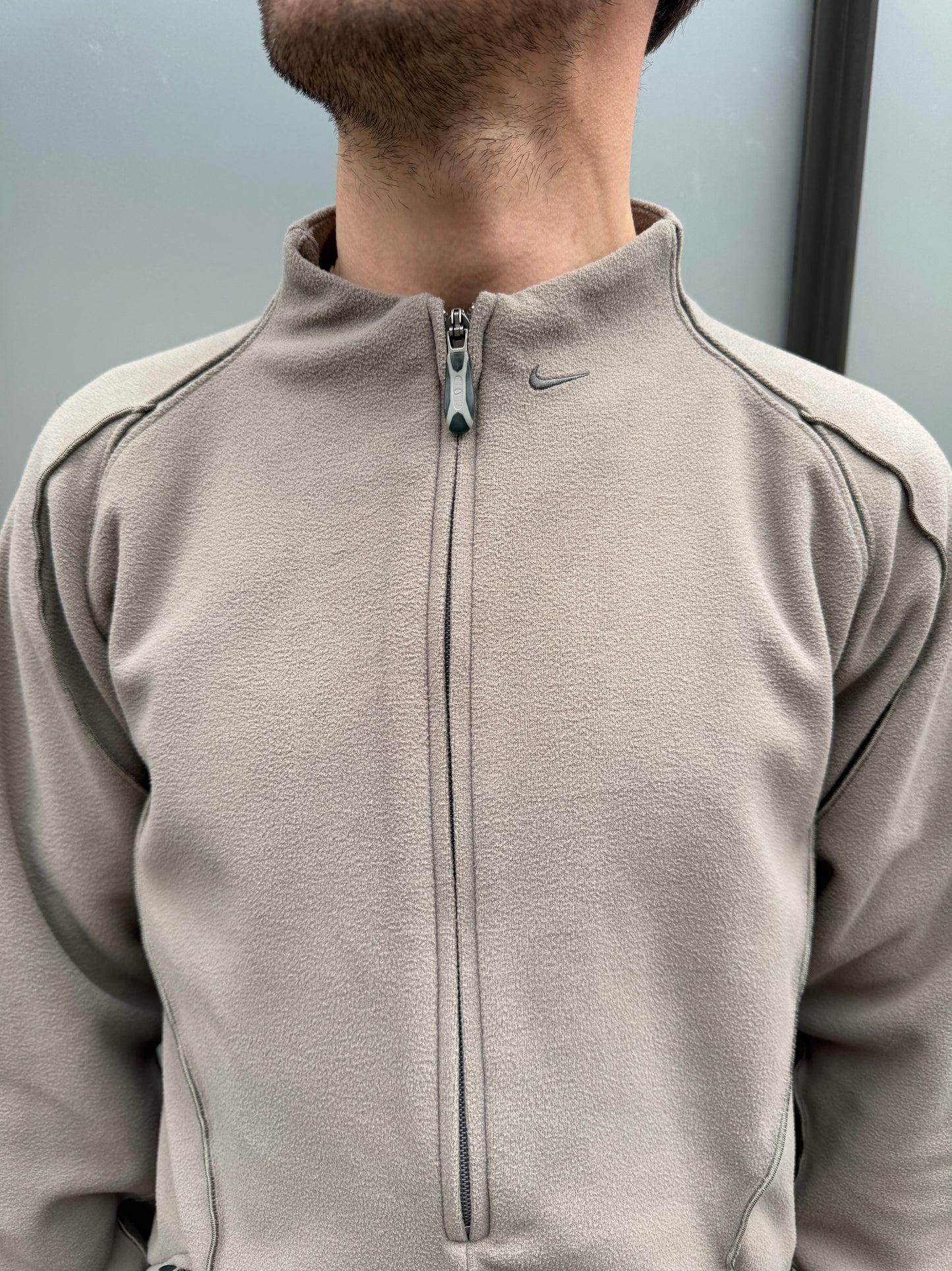 2003 Nike ‘MB1’ Mobius Mini Swoosh Technical Half Zip Fleece