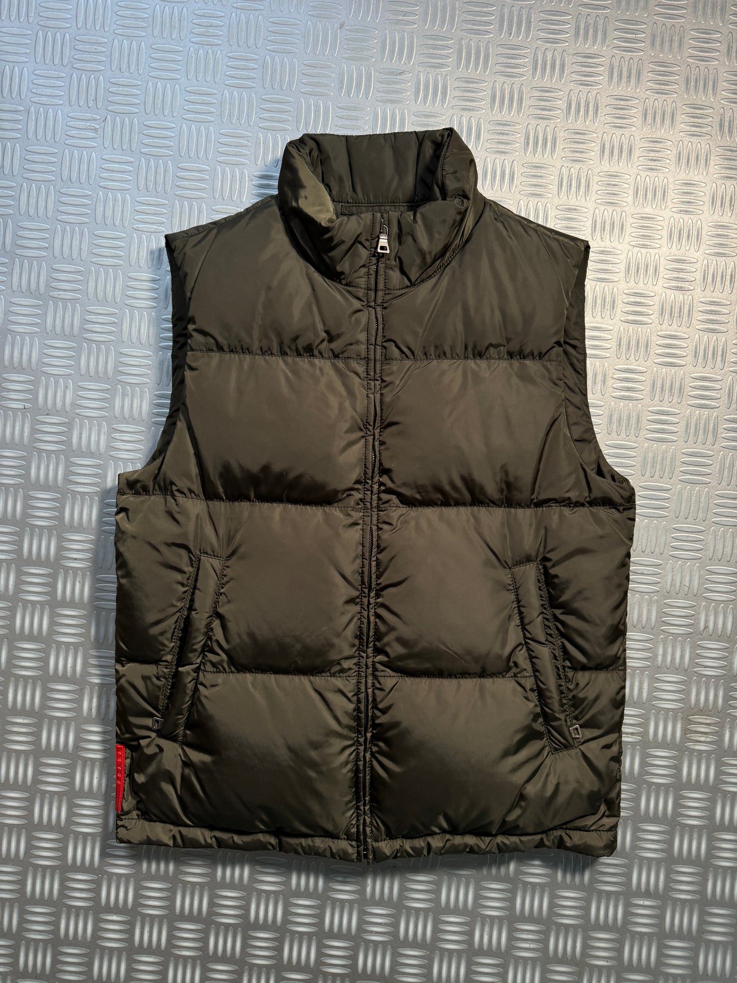 Early 2000’s Prada Sport Deep Khaki Padded Gilet