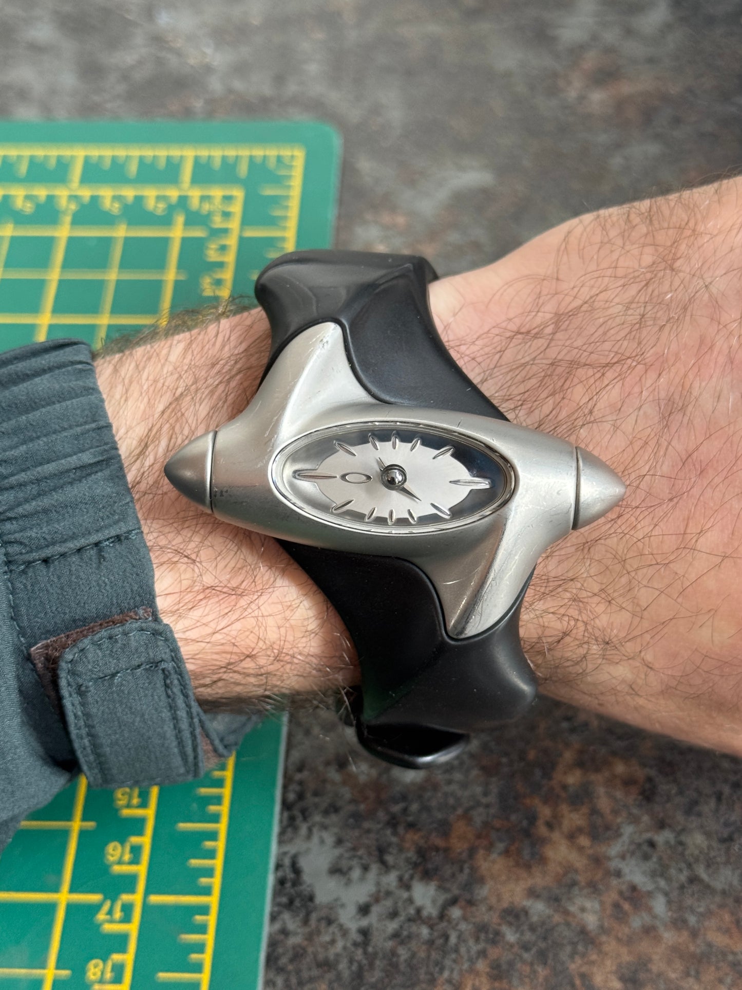 2001 Oakley Torpedo Stainless Steel Watch