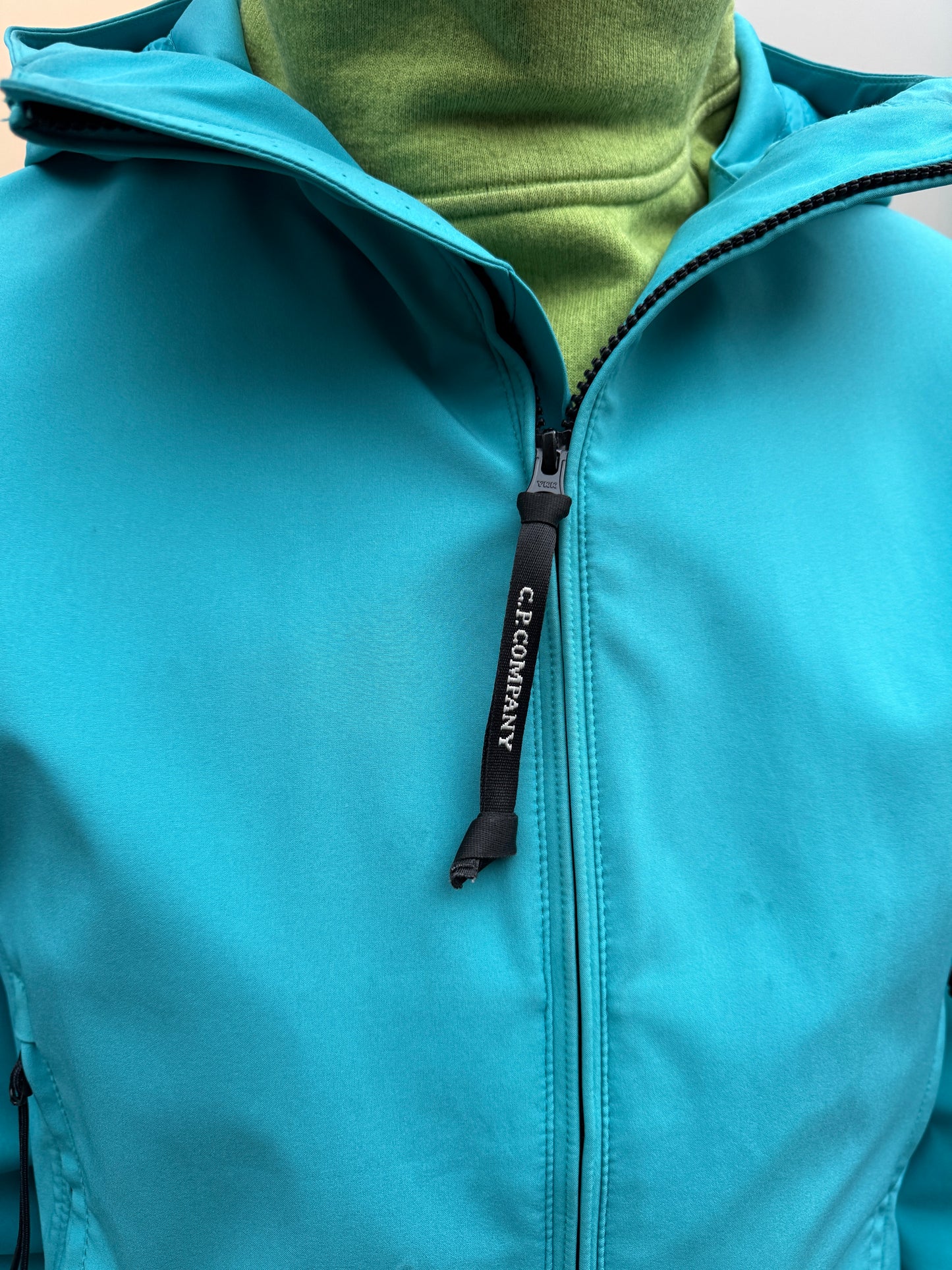 CP Company Marina Blue Soft Shell Goggle Jacket