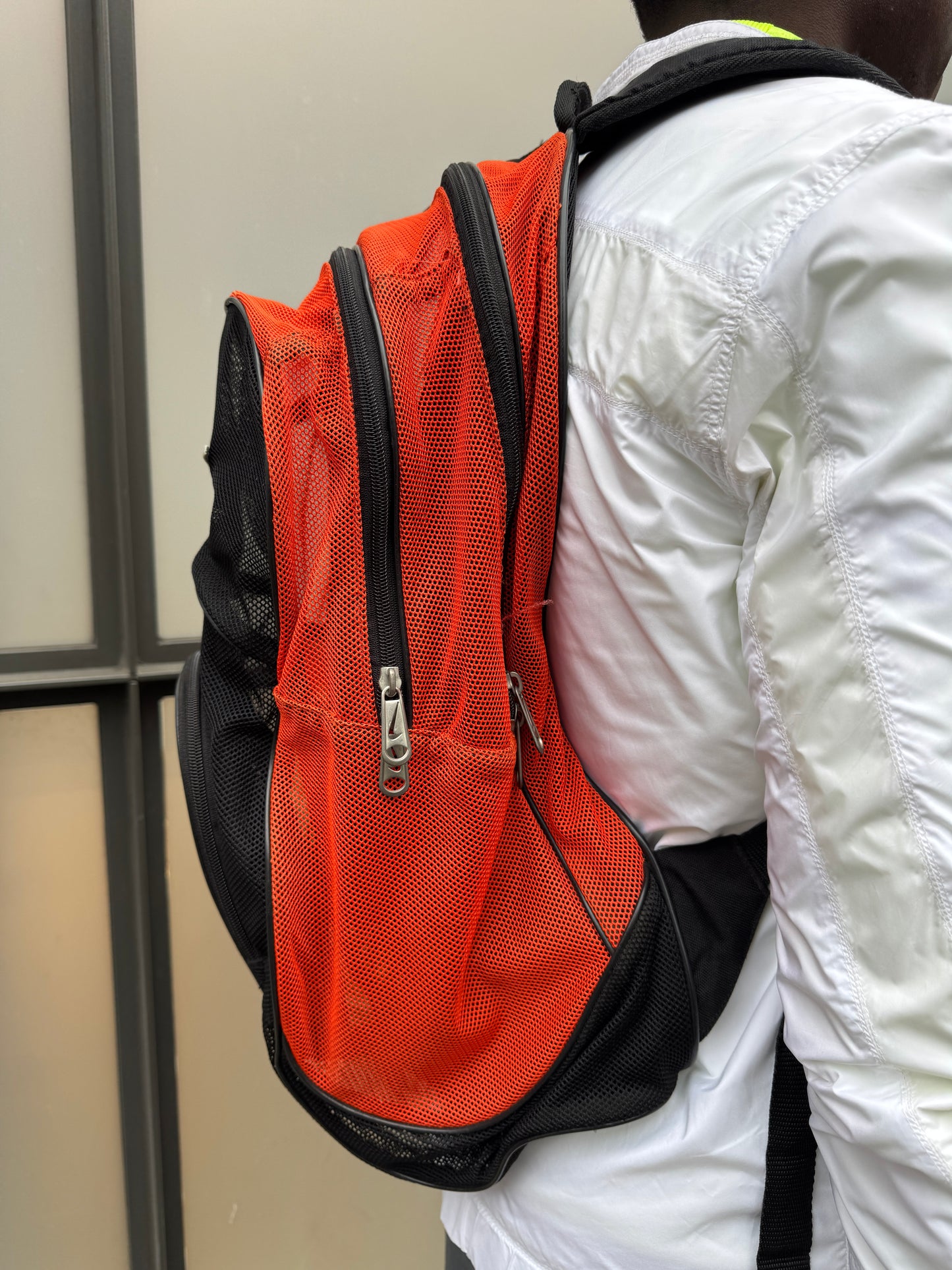 Early 2000’s Nike Big Swoosh Mesh Back Pack