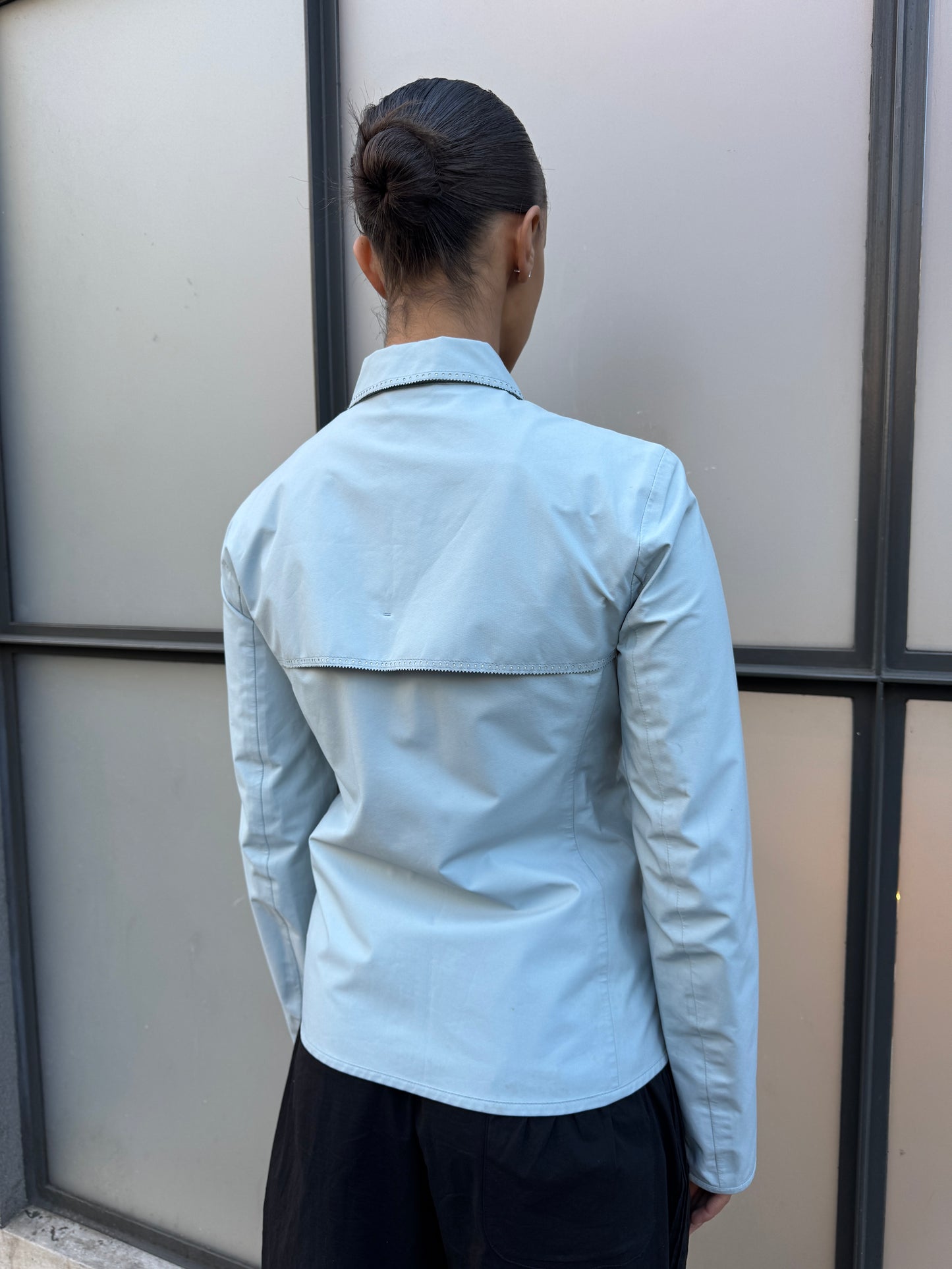 SS99’ Prada Sport Western Trim Perforated Gore-Tex Cropped Jacket