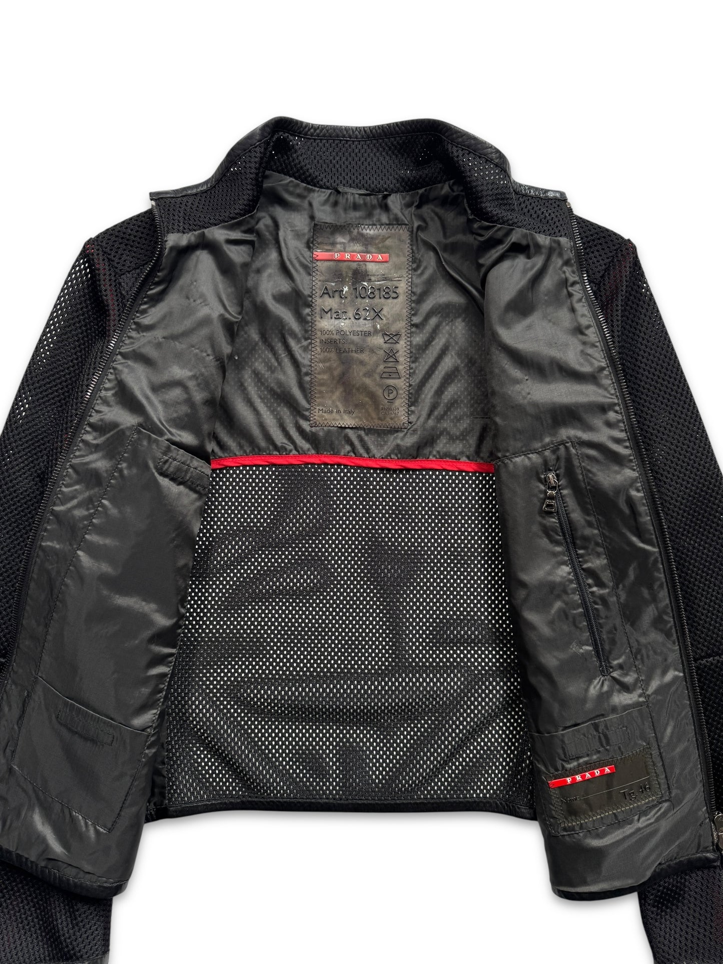 SS00’ Prada Sport Mesh Motor Womens Jacket