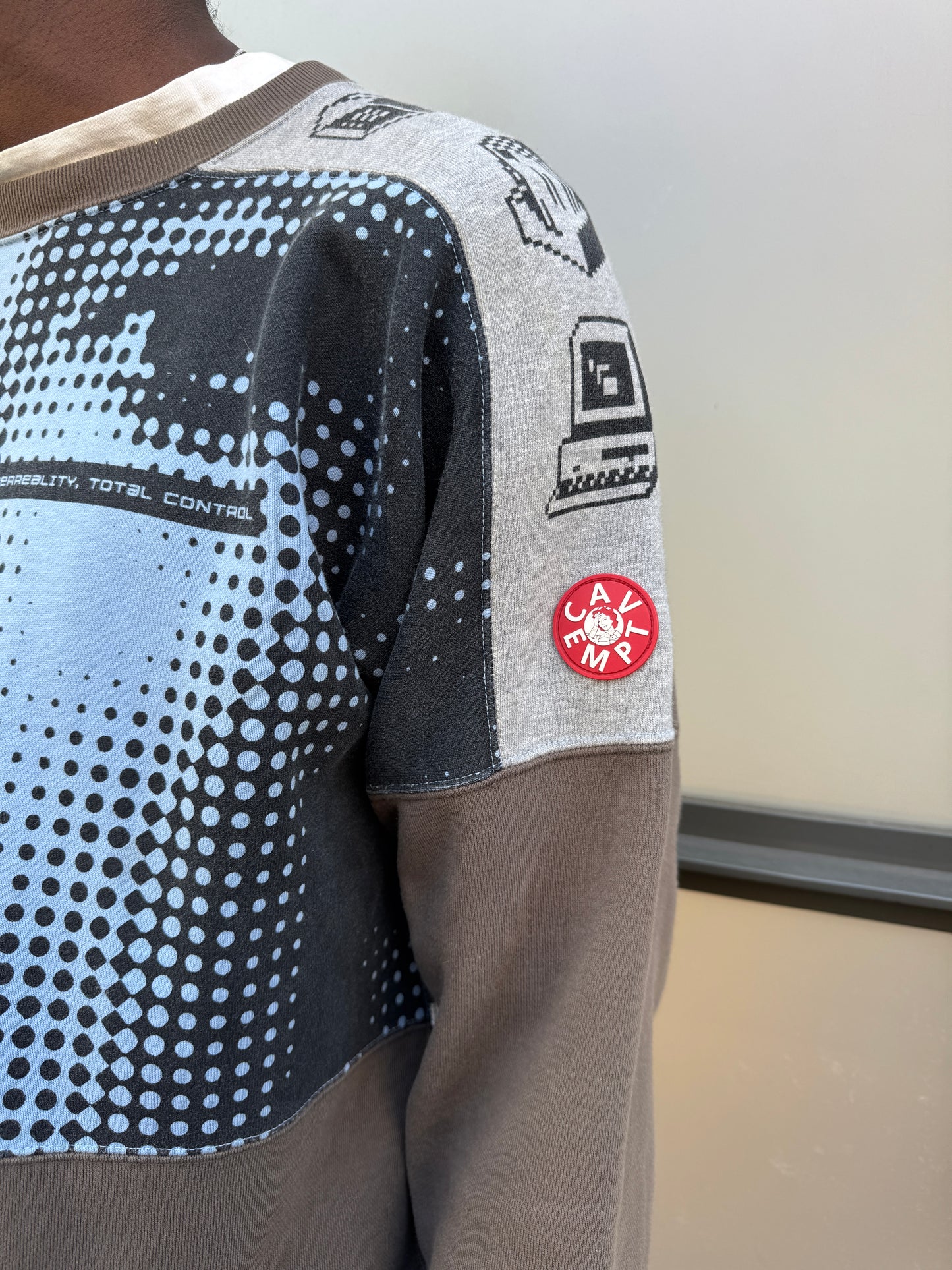 Cav Empt Split Panel Crewneck