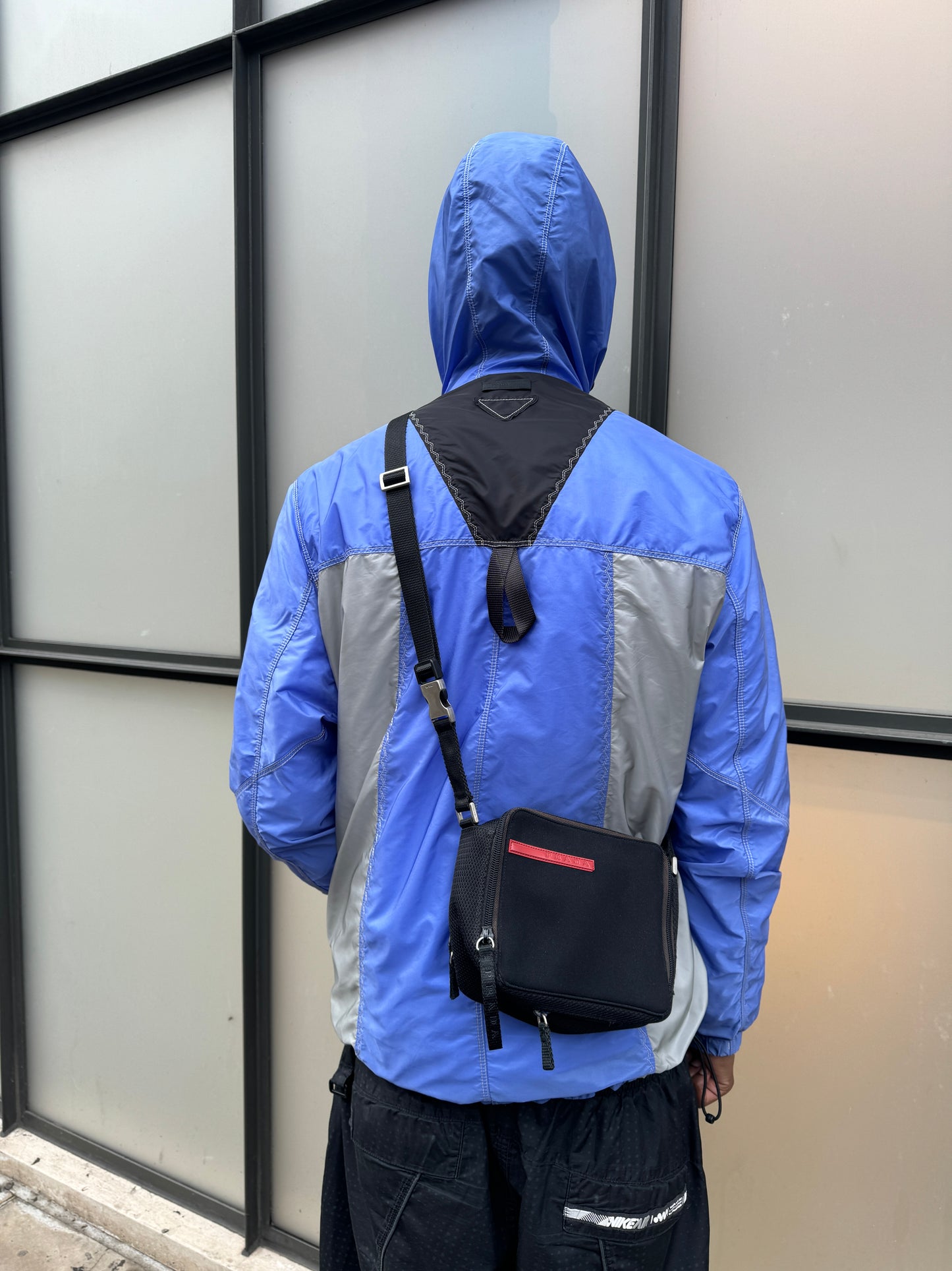 SS17' Prada Milano Technical Panelled Nylon Jacket