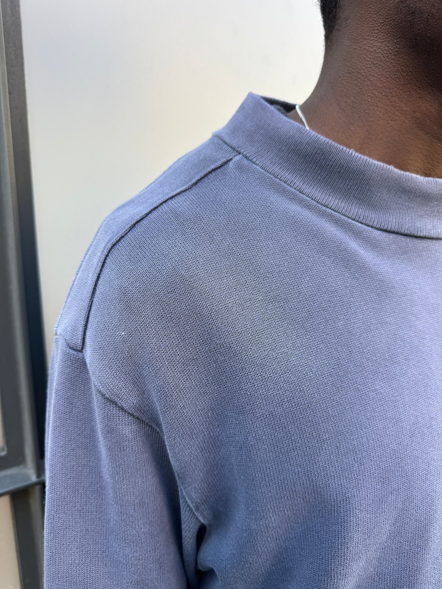 Early 2000’s Stone Island Navy Taped Crewneck